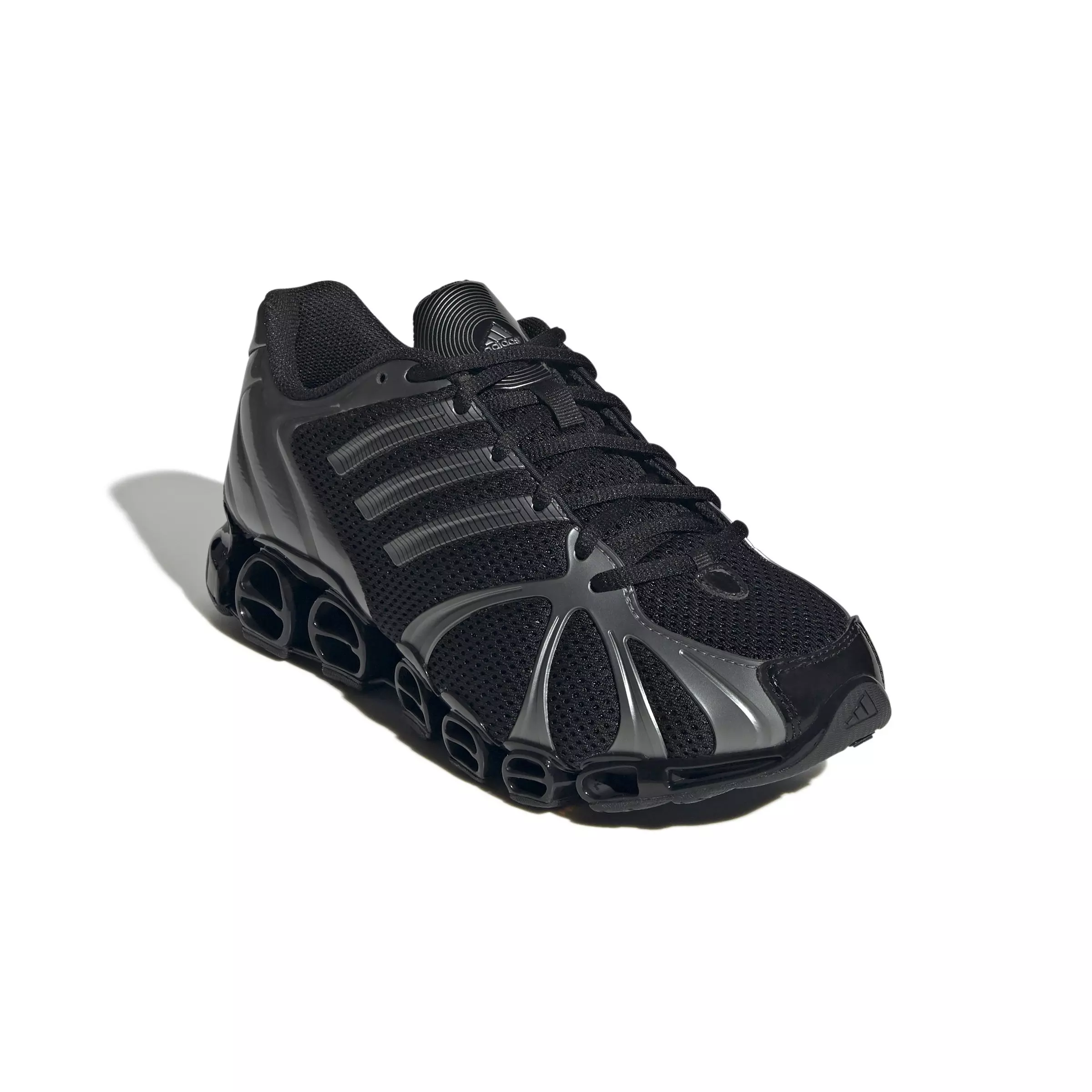 adidas Originals Mega Ghostride "Core Black/Iron Metallic" Women's Shoe - BLACK/SILVER