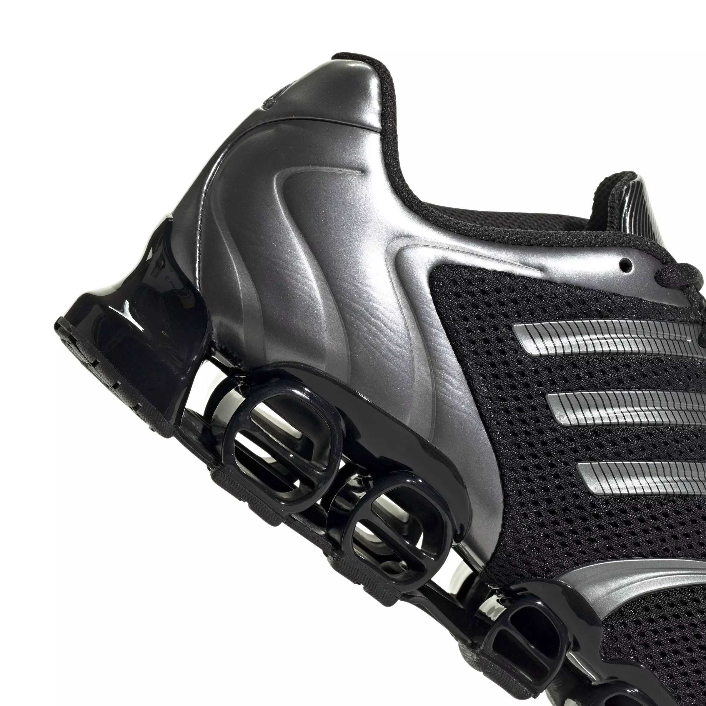 adidas Originals Mega Ghostride "Core Black/Iron Metallic" Women's Shoe - BLACK/SILVER