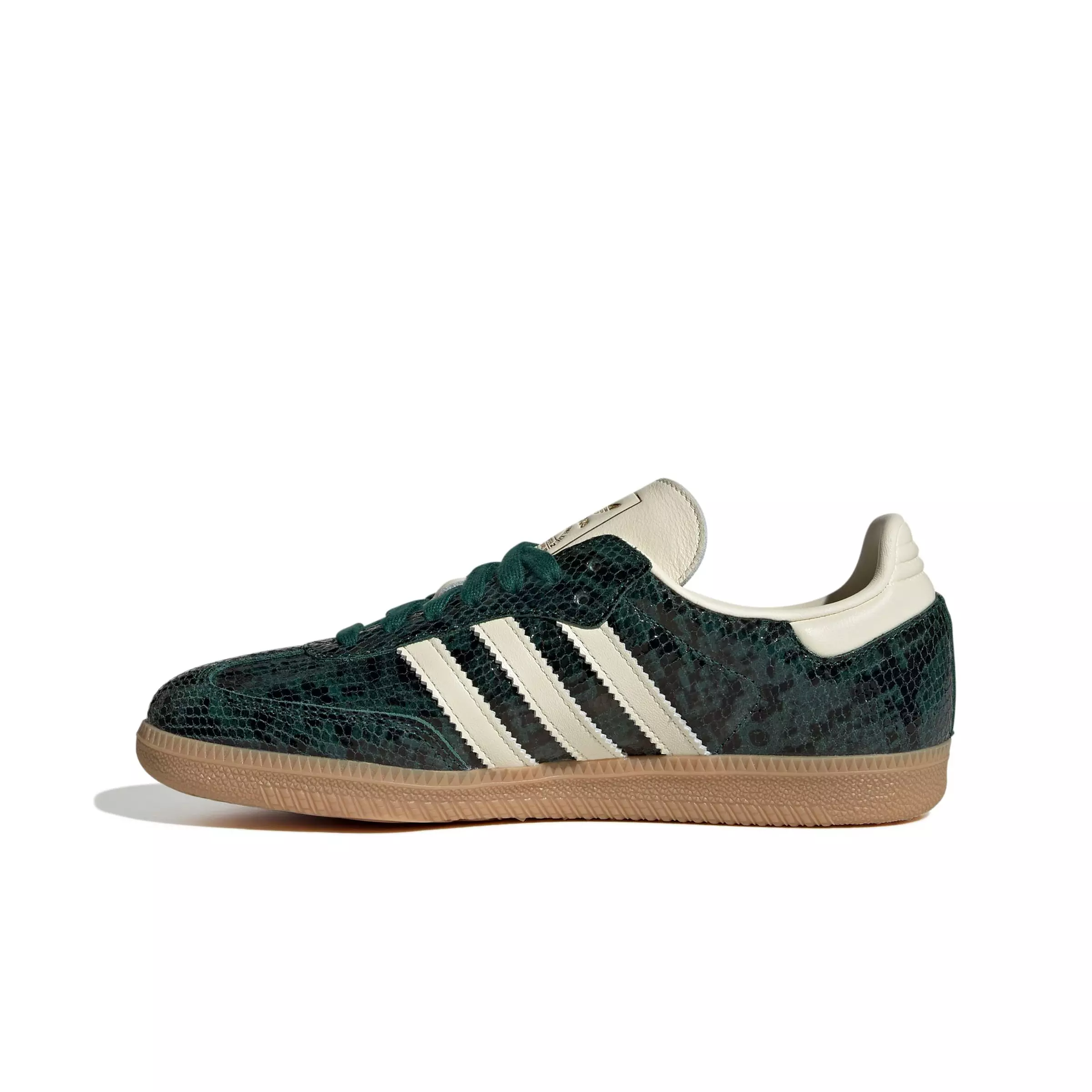adidas Originals Samba OG Snakeskin Print "Cream White/Collegiate Green" Women's Shoe - GREEN