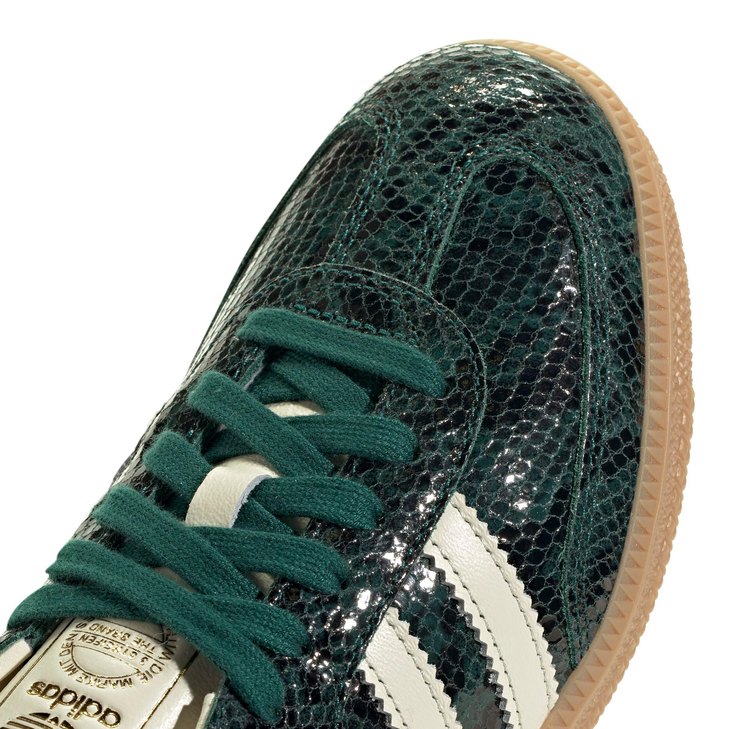 adidas Originals Samba OG "Snakeskin Print" Women's Shoe - GREEN Thumbnail View 7