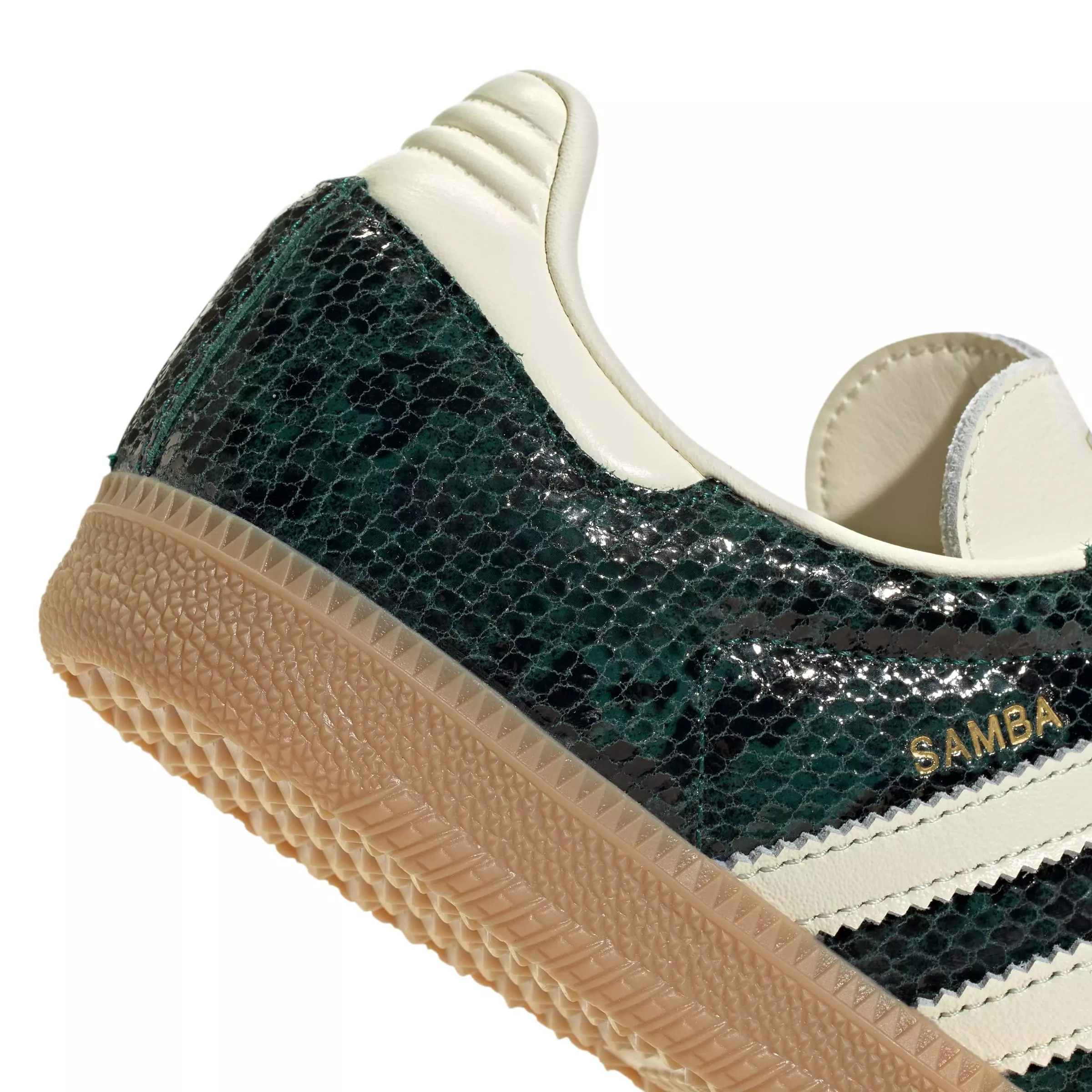 adidas Originals Samba OG Snakeskin Print "Cream White/Collegiate Green" Women's Shoe - GREEN