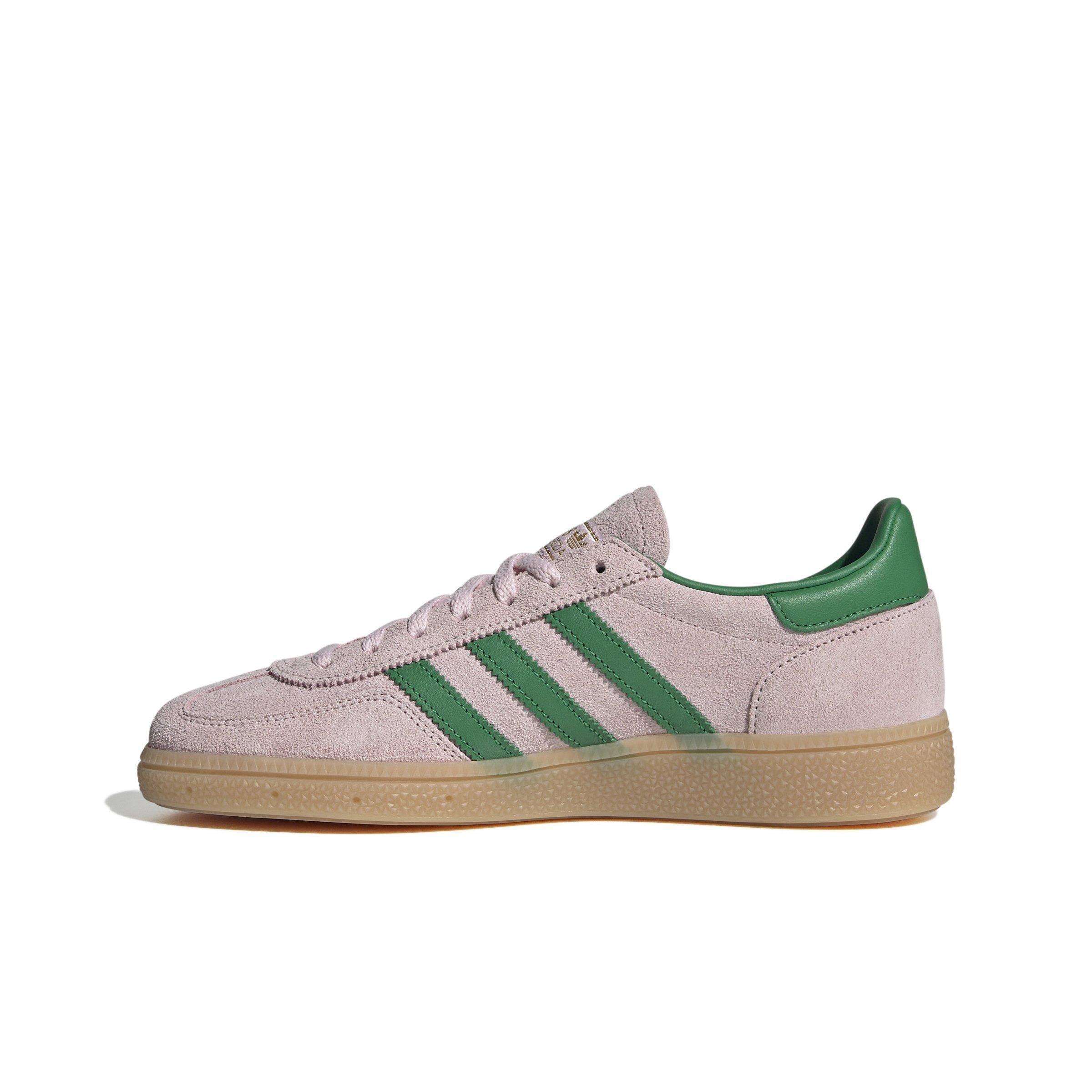 adidas Originals Handball Spezial "Clear Pink/Green/Gold Metallic" Women's Shoe - PINK/GREEN Thumbnail View 2