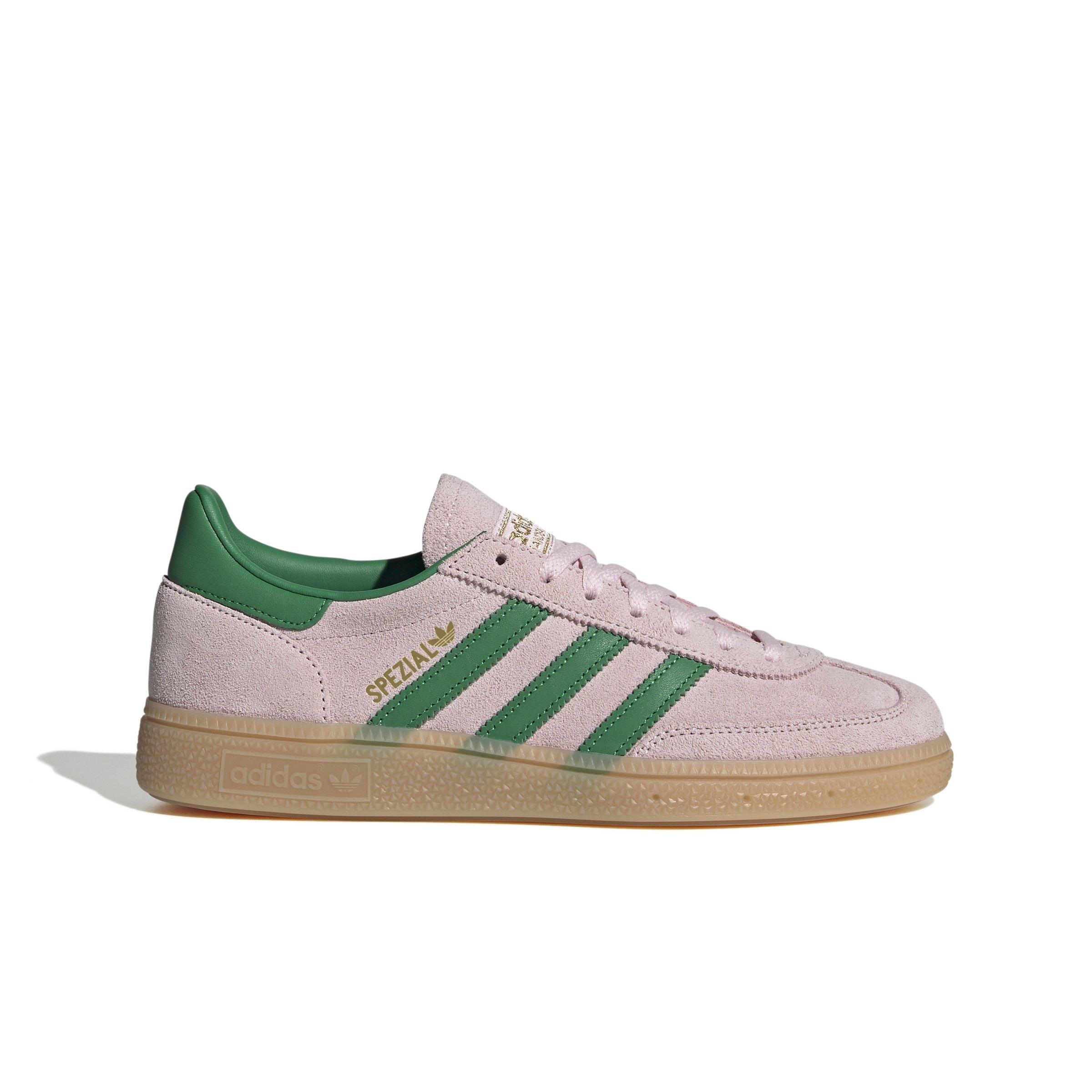 adidas Originals Handball Spezial "Clear Pink/Green/Gold Metallic" Women's Shoe - PINK/GREEN Thumbnail View 1