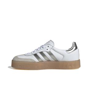 adidas Originals Sambae "Ftwr White/Silver Metallic/Gum" Women's Shoe