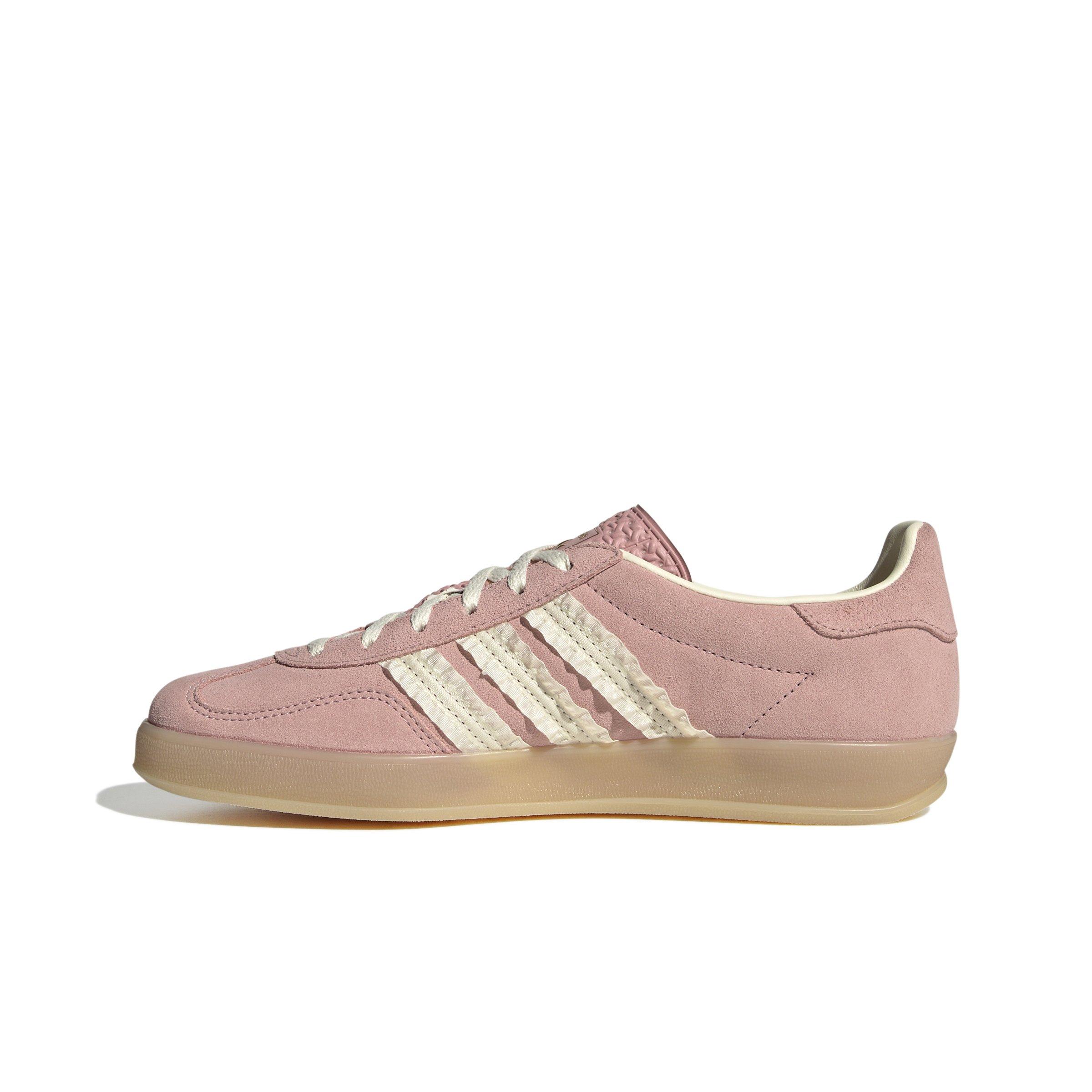adidas Originals Gazelle Indoor "Wonder Mauve/Cream White/Gum" Women's Shoe - PINK/WHITE Thumbnail View 2