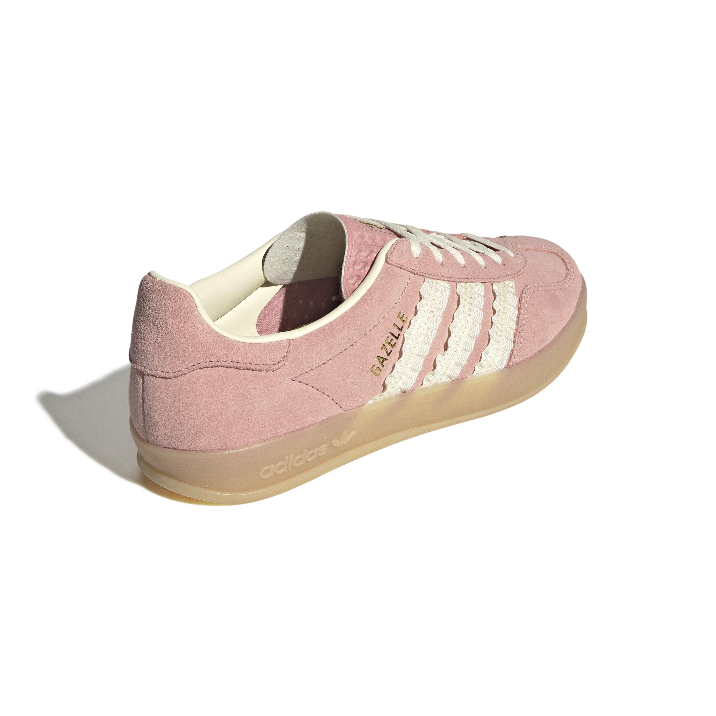 adidas Originals Gazelle Indoor "Wonder Mauve/Cream White/Gum" Women's Shoe - PINK/WHITE Thumbnail View 6