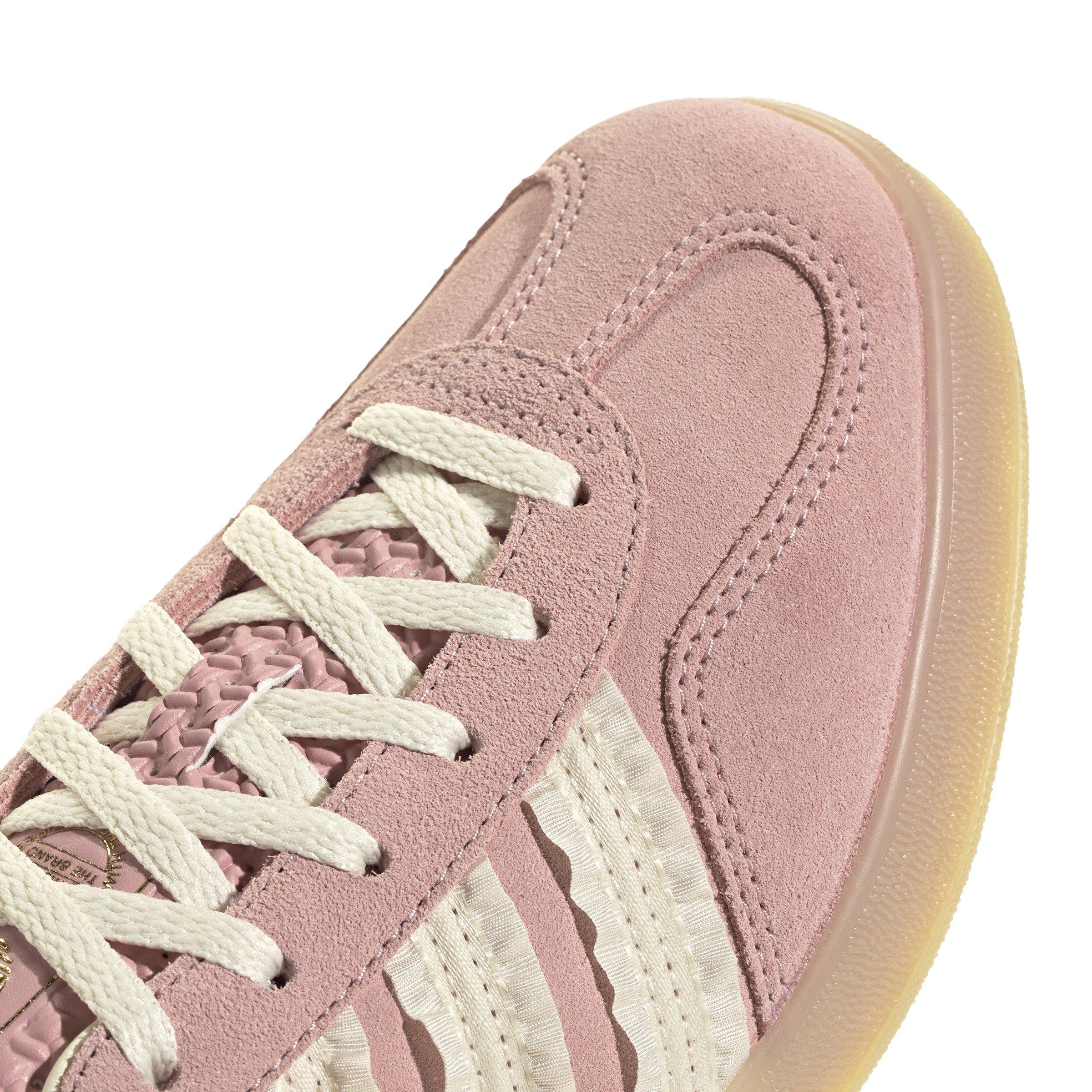 adidas Originals Gazelle Indoor "Wonder Mauve/Cream White/Gum" Women's Shoe - PINK/WHITE Thumbnail View 7