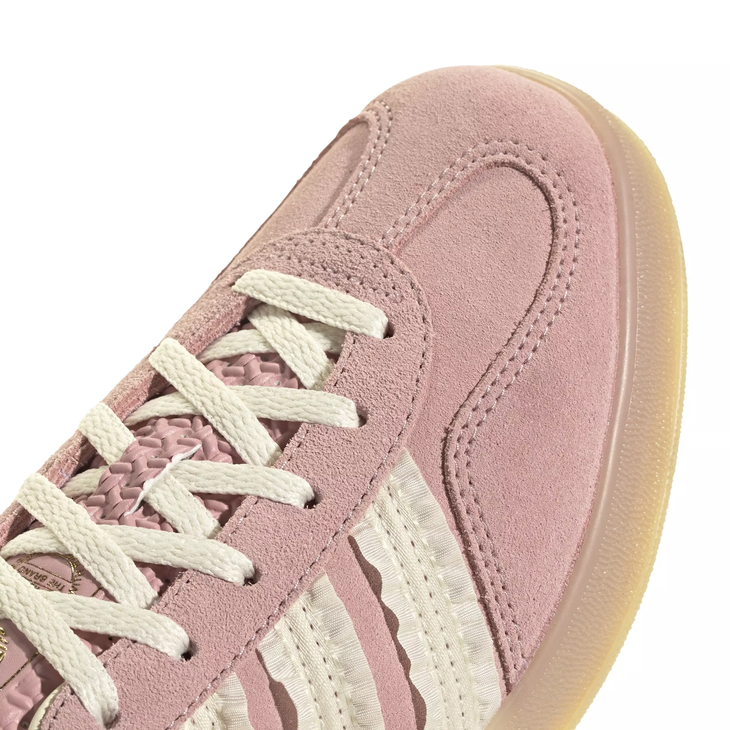 adidas Originals Gazelle Indoor "Wonder Mauve/Cream White/Gum" Women's Shoe - PINK/WHITE