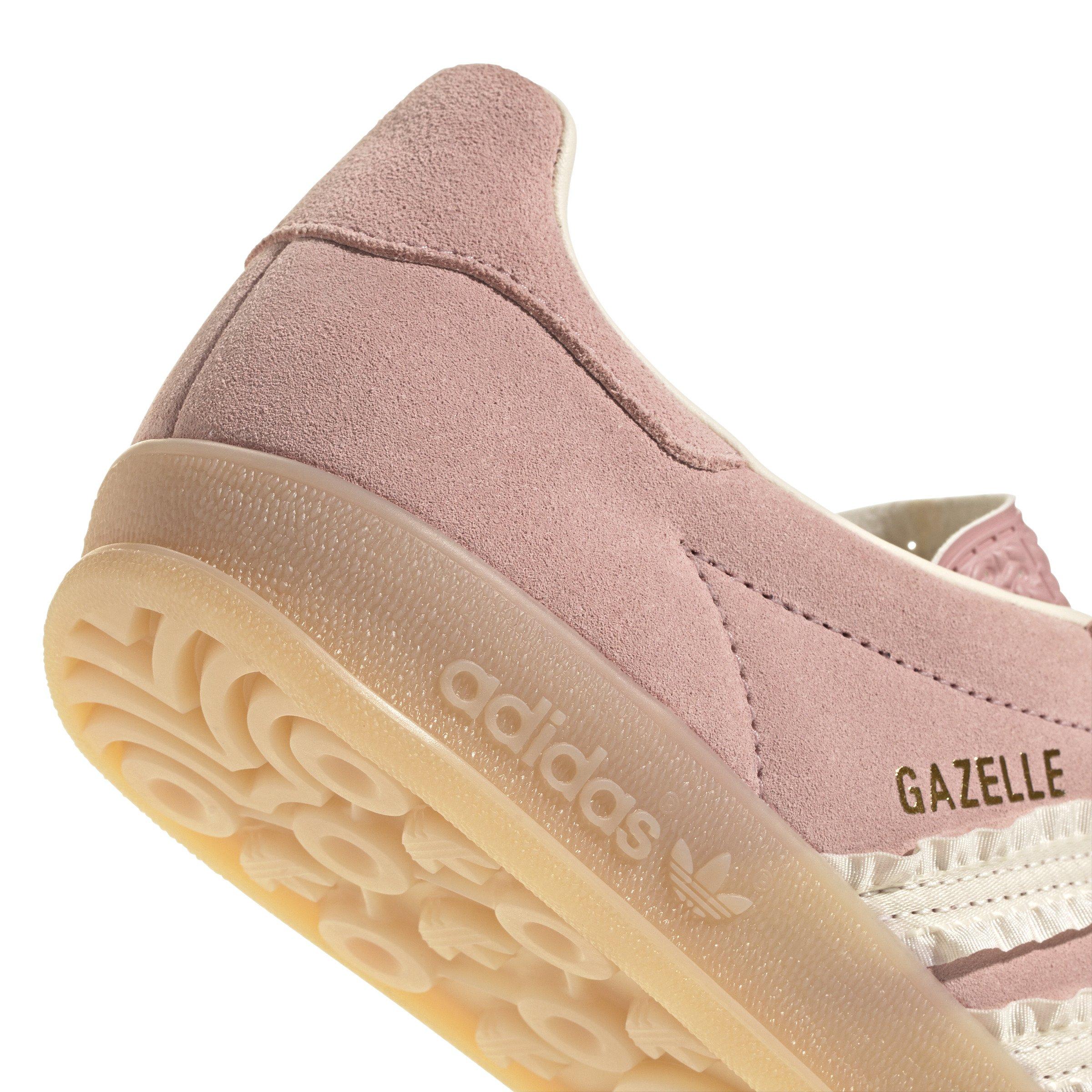 adidas Originals Gazelle Indoor "Wonder Mauve/Cream White/Gum" Women's Shoe - PINK/WHITE Thumbnail View 8