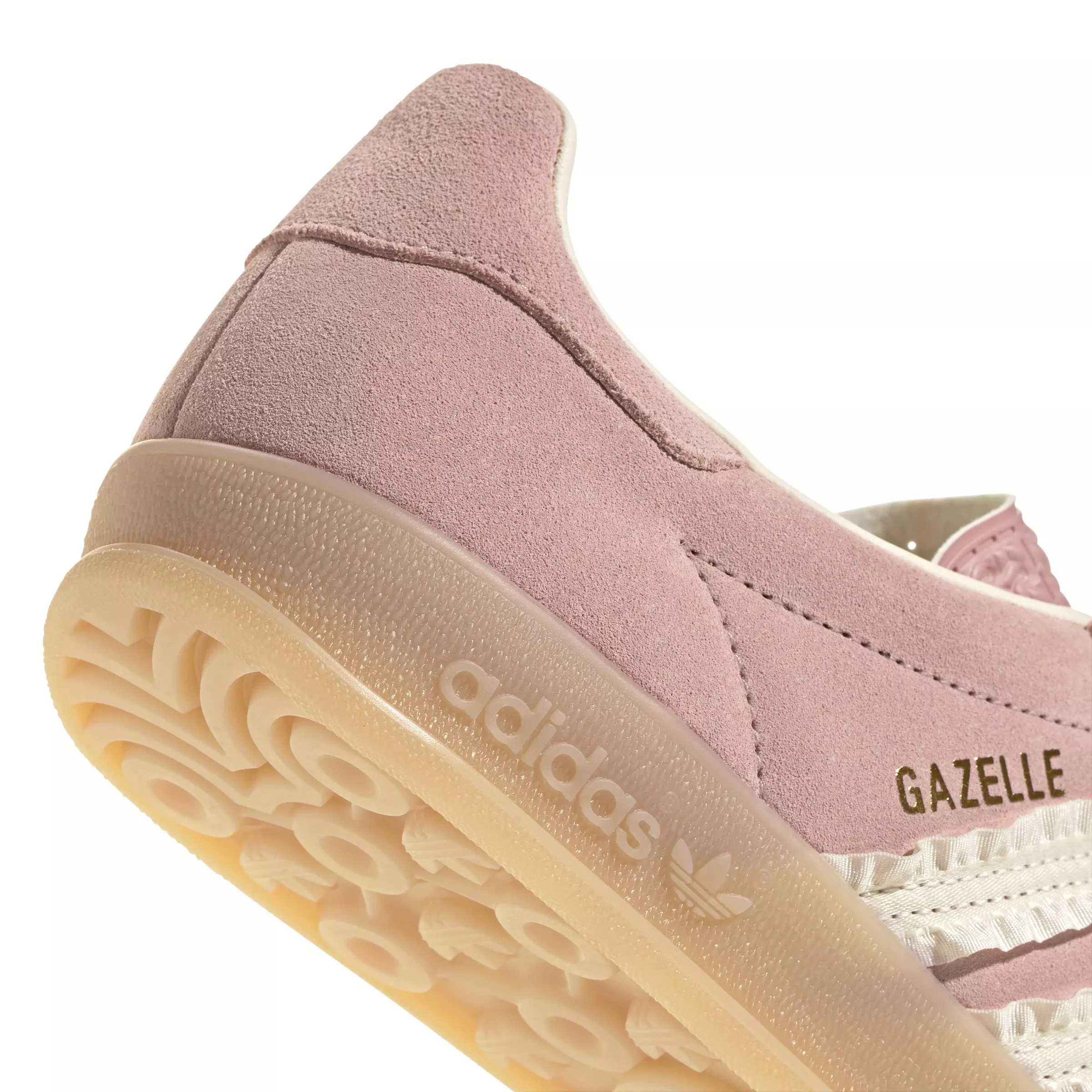 adidas Originals Gazelle Indoor "Wonder Mauve/Cream White/Gum" Women's Shoe - PINK/WHITE