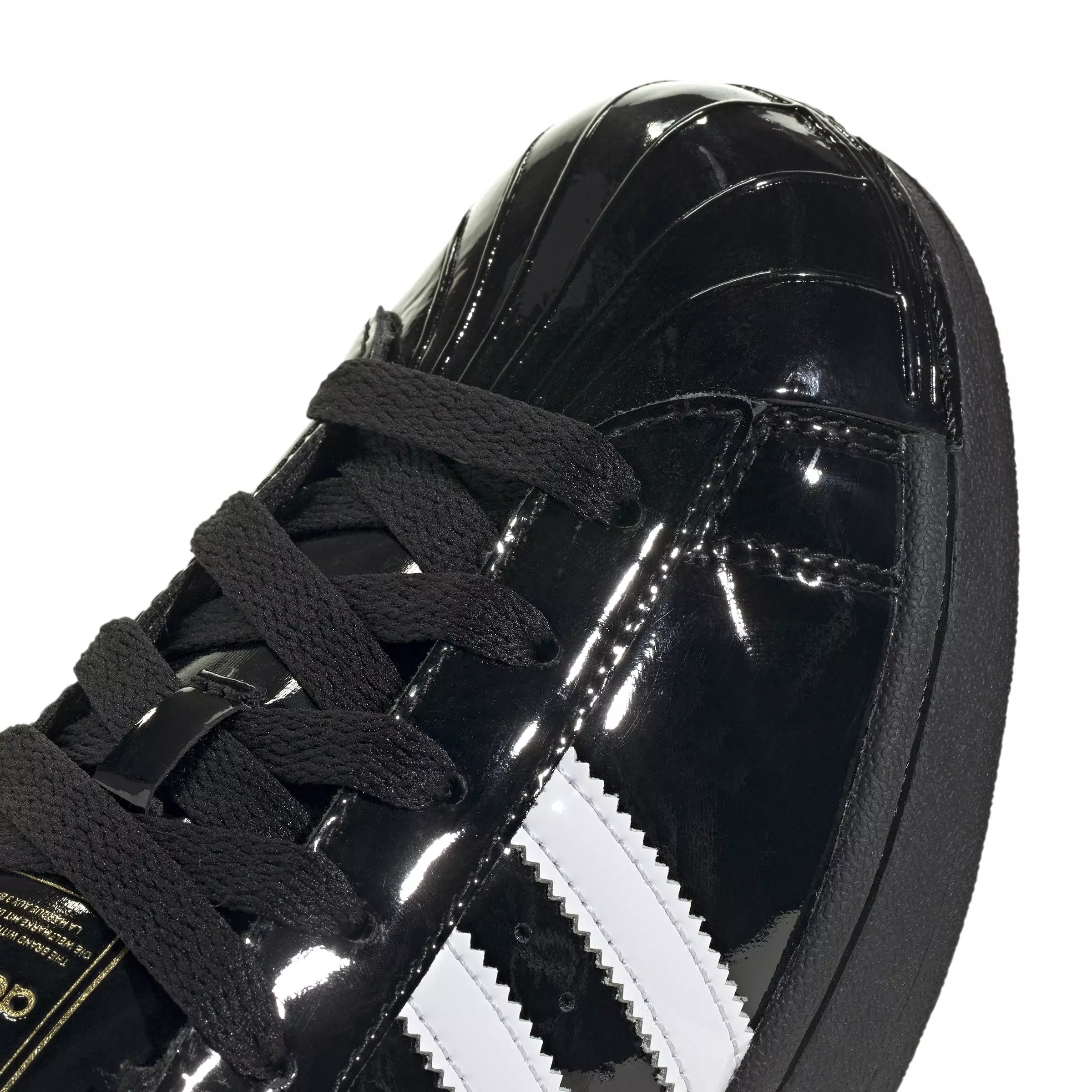 adidas Originals Superstar II "Core Black/White/Gold Metallic" Women's Shoe - BLACK