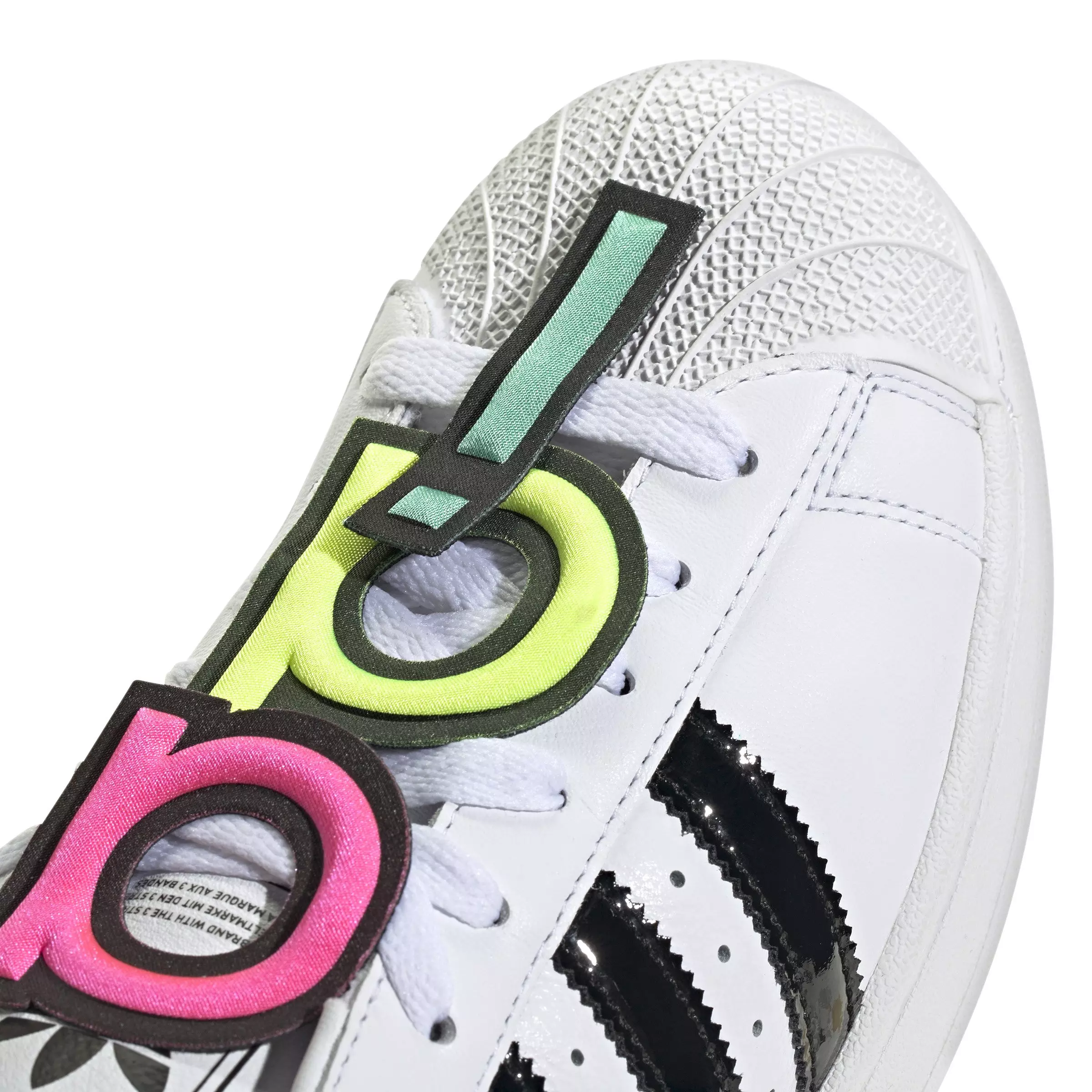 adidas Originals Superstar II Jeremy Scott "Ftwr White/Core Black" Women's Shoe - WHITE/BLACK