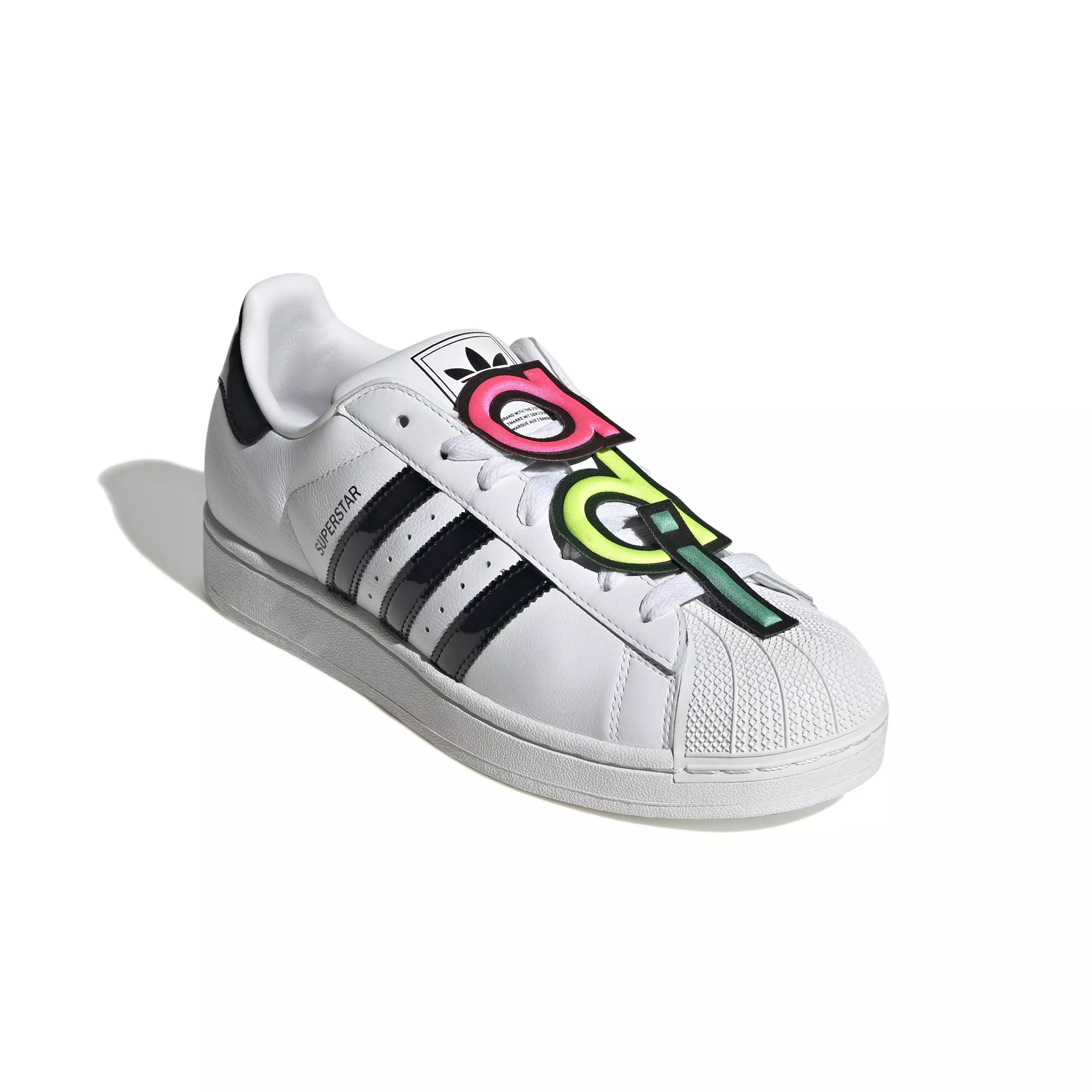 adidas Originals Superstar II Jeremy Scott "Ftwr White/Core Black" Women's Shoe - WHITE/BLACK