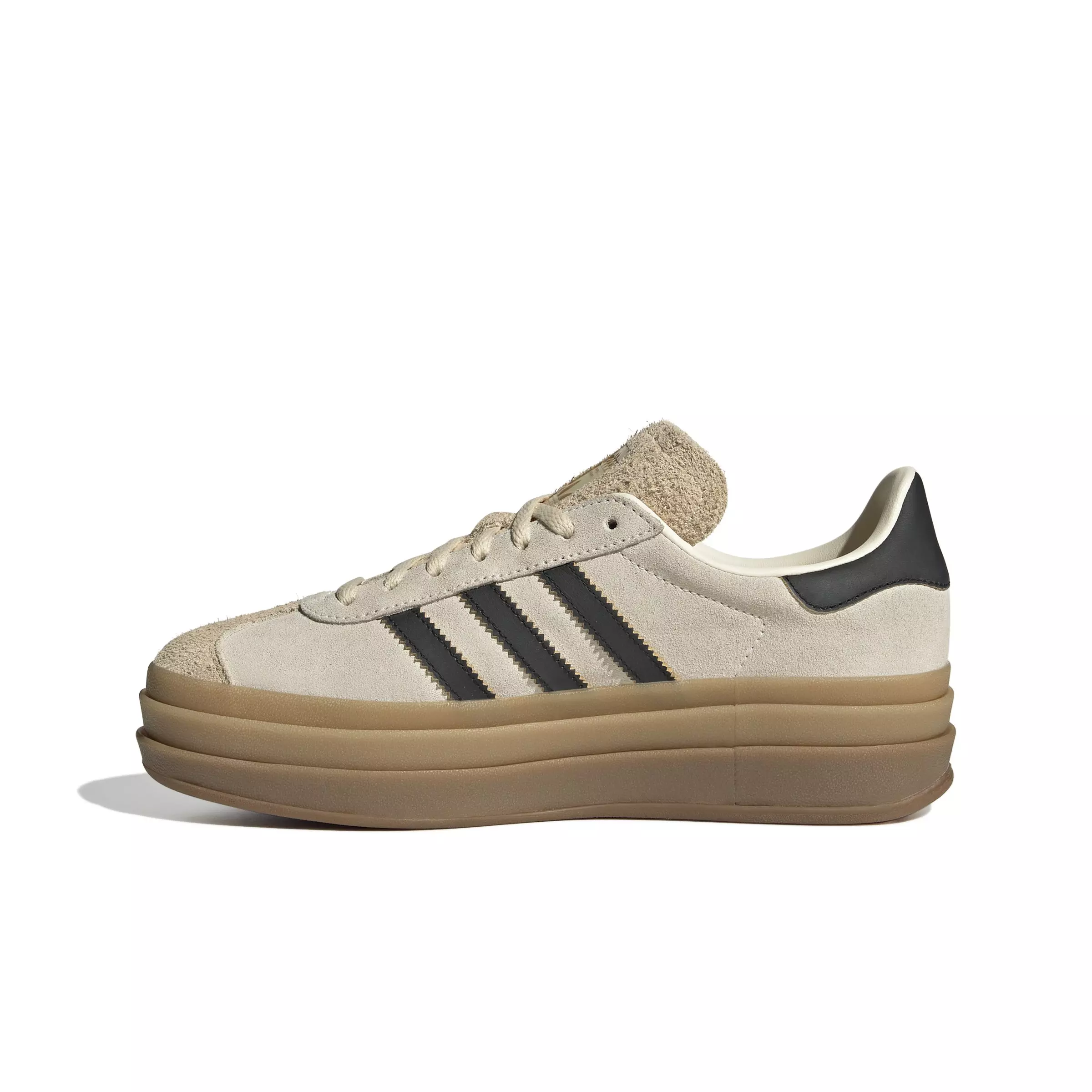 adidas Originals Gazelle Bold "Cream White/Core Black/Sand Strata" Women's Shoe - CREAM