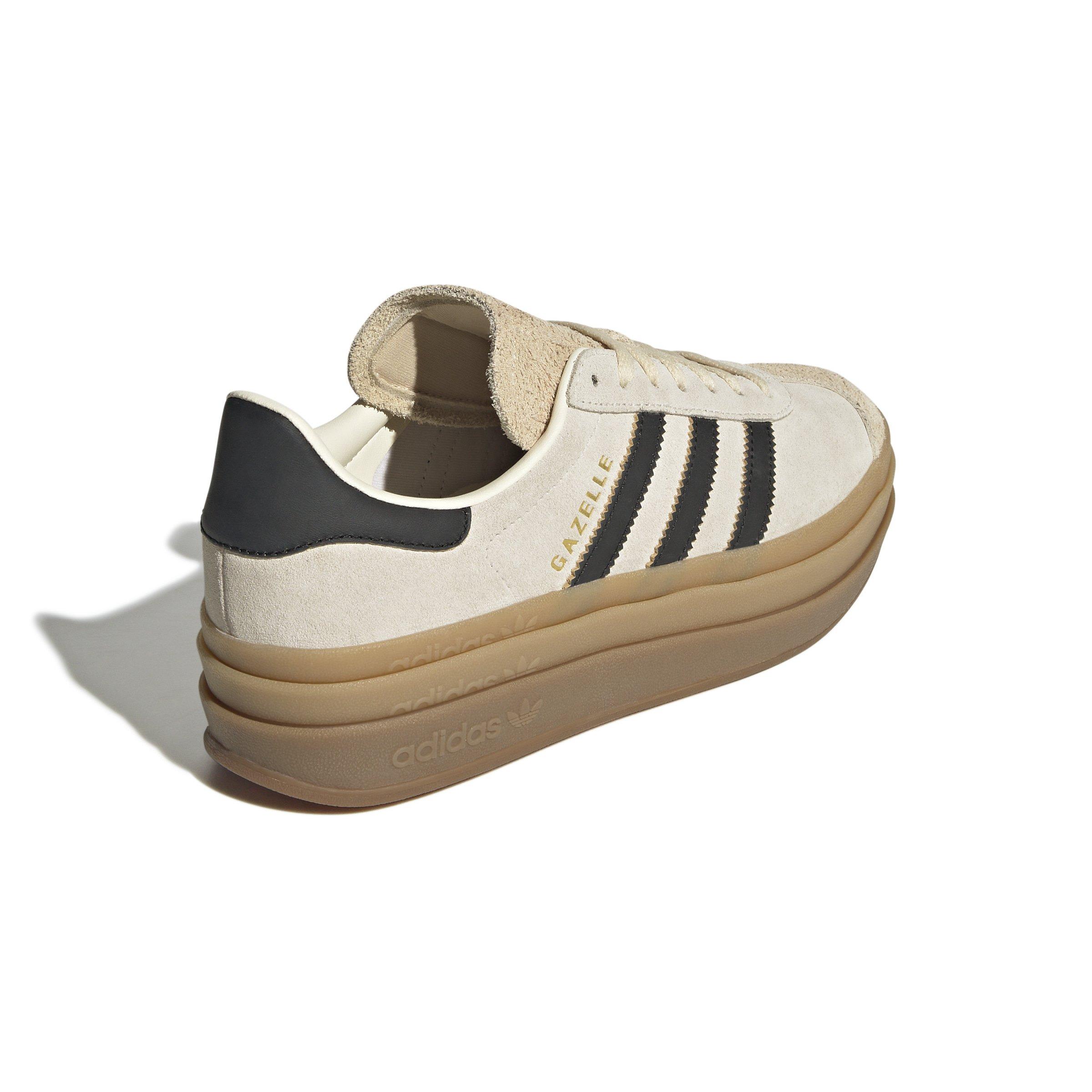 adidas Originals Gazelle Bold "Cream White/Core Black/Sand Strata" Women's Shoe - CREAM Thumbnail View 5