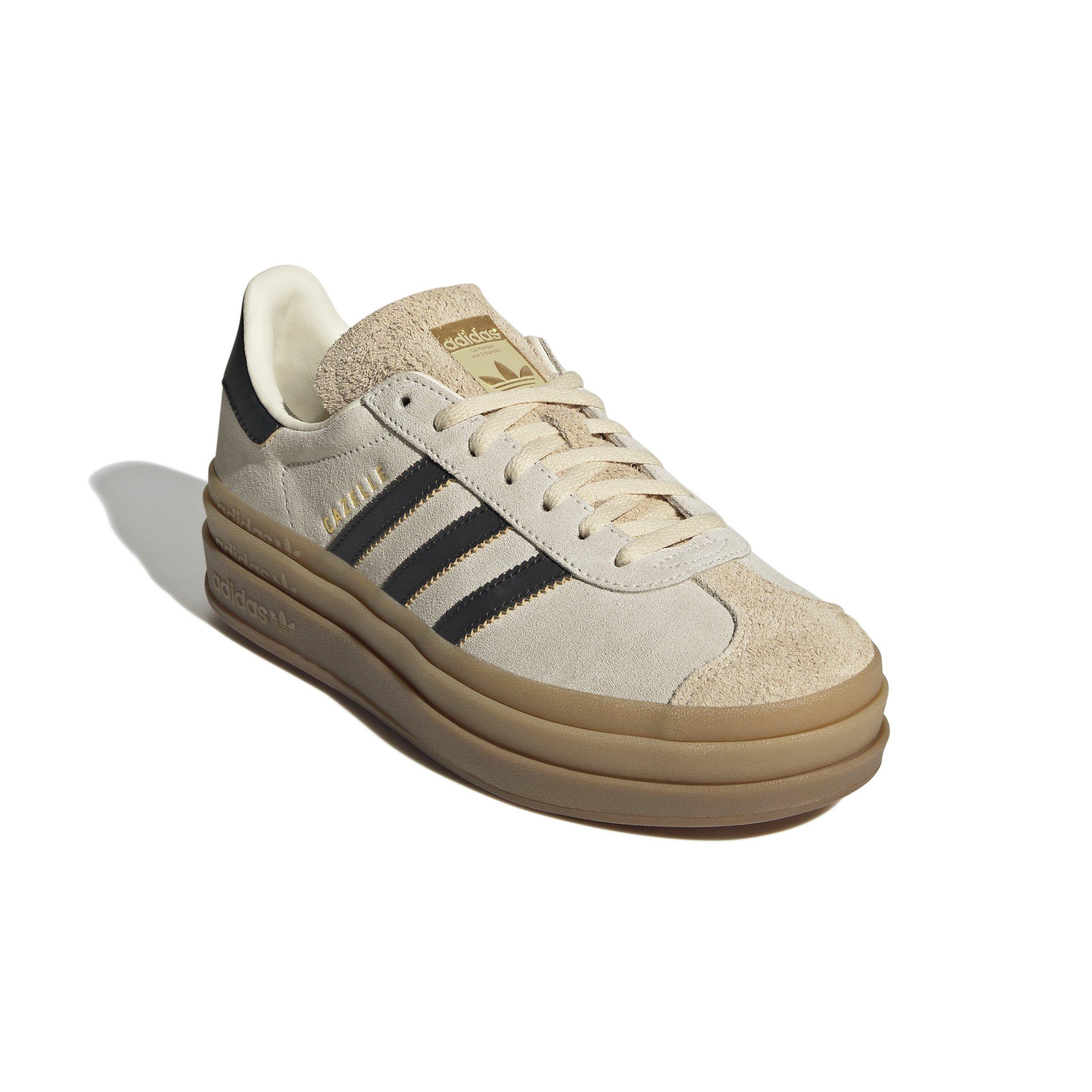 adidas Originals Gazelle Bold "Cream White/Core Black/Sand Strata" Women's Shoe - CREAM Thumbnail View 6