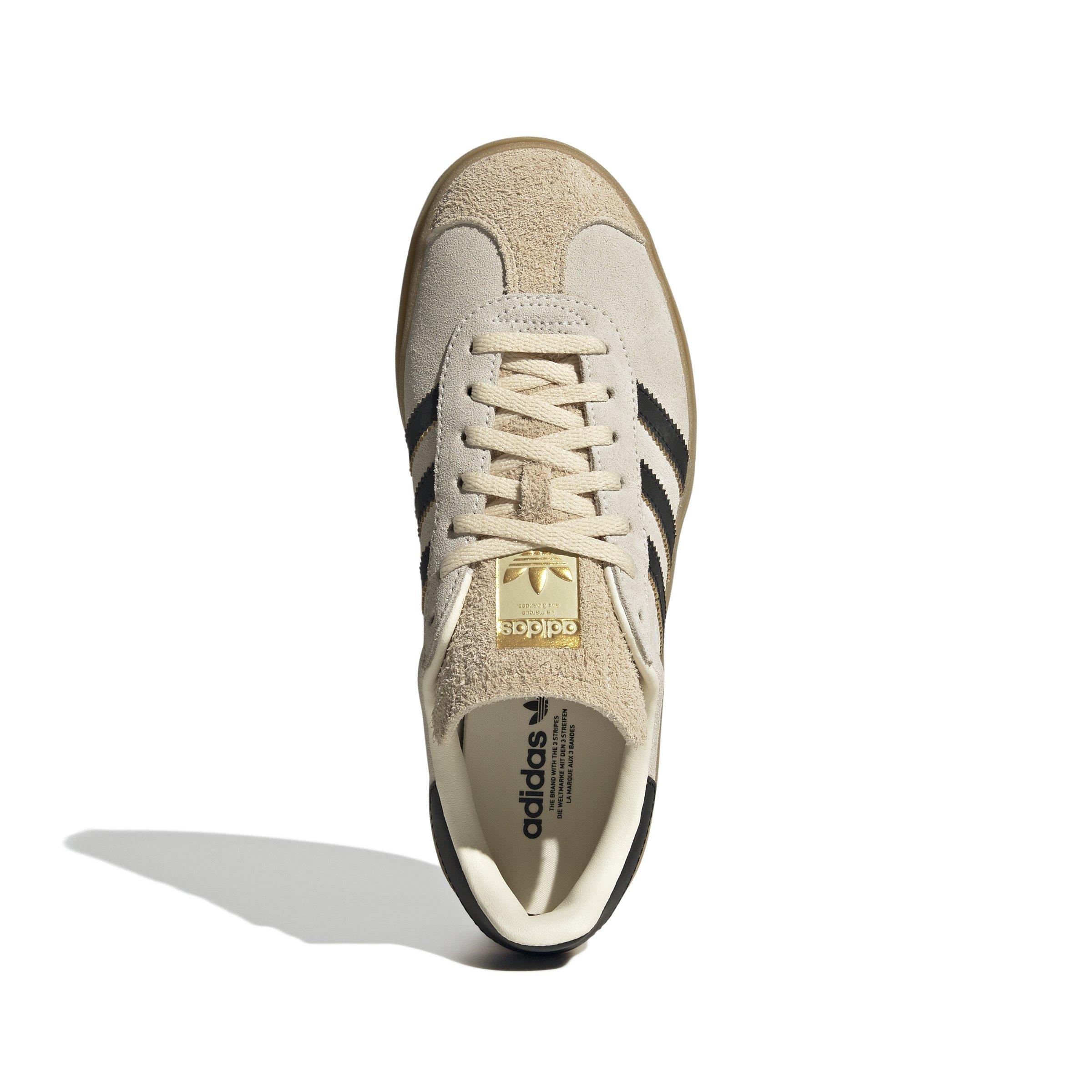 adidas Originals Gazelle Bold "Cream White/Core Black/Sand Strata" Women's Shoe - CREAM Thumbnail View 8