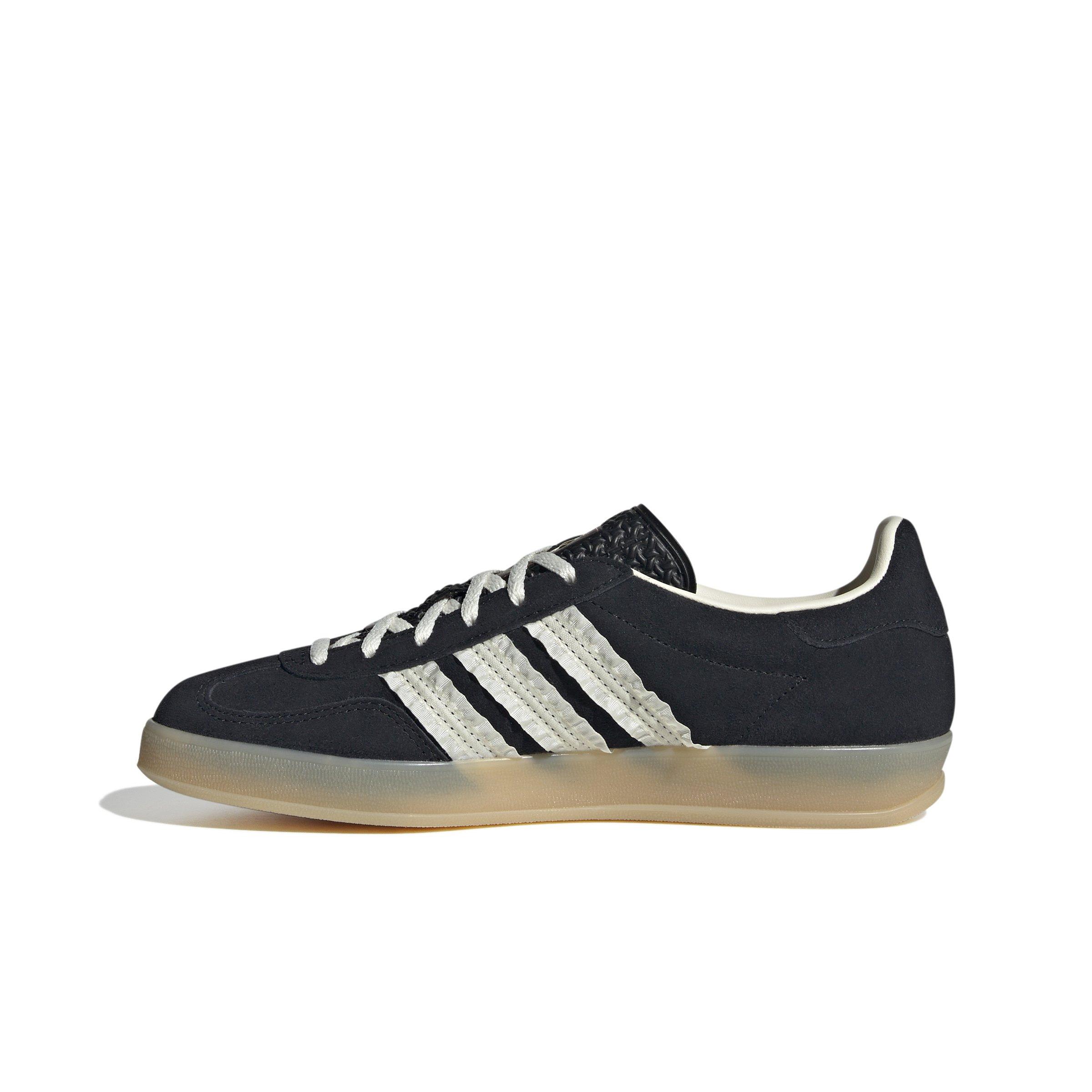 adidas Originals Gazelle Indoor "Core Black/Cream White/Gum" Women's Shoe - BLACK/OFF-WHITE Thumbnail View 2