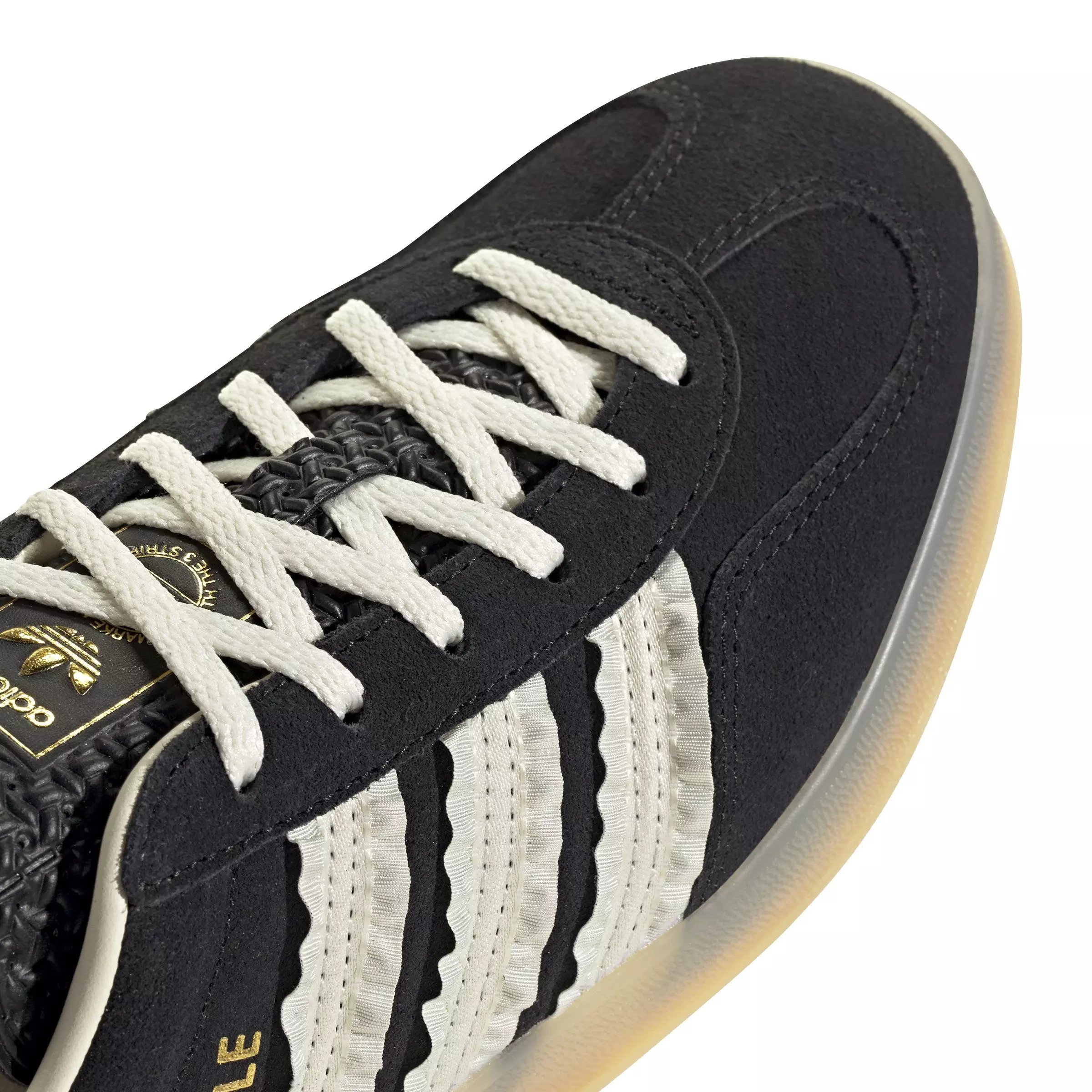 adidas Originals Gazelle Indoor "Core Black/Cream White/Gum" Women's Shoe