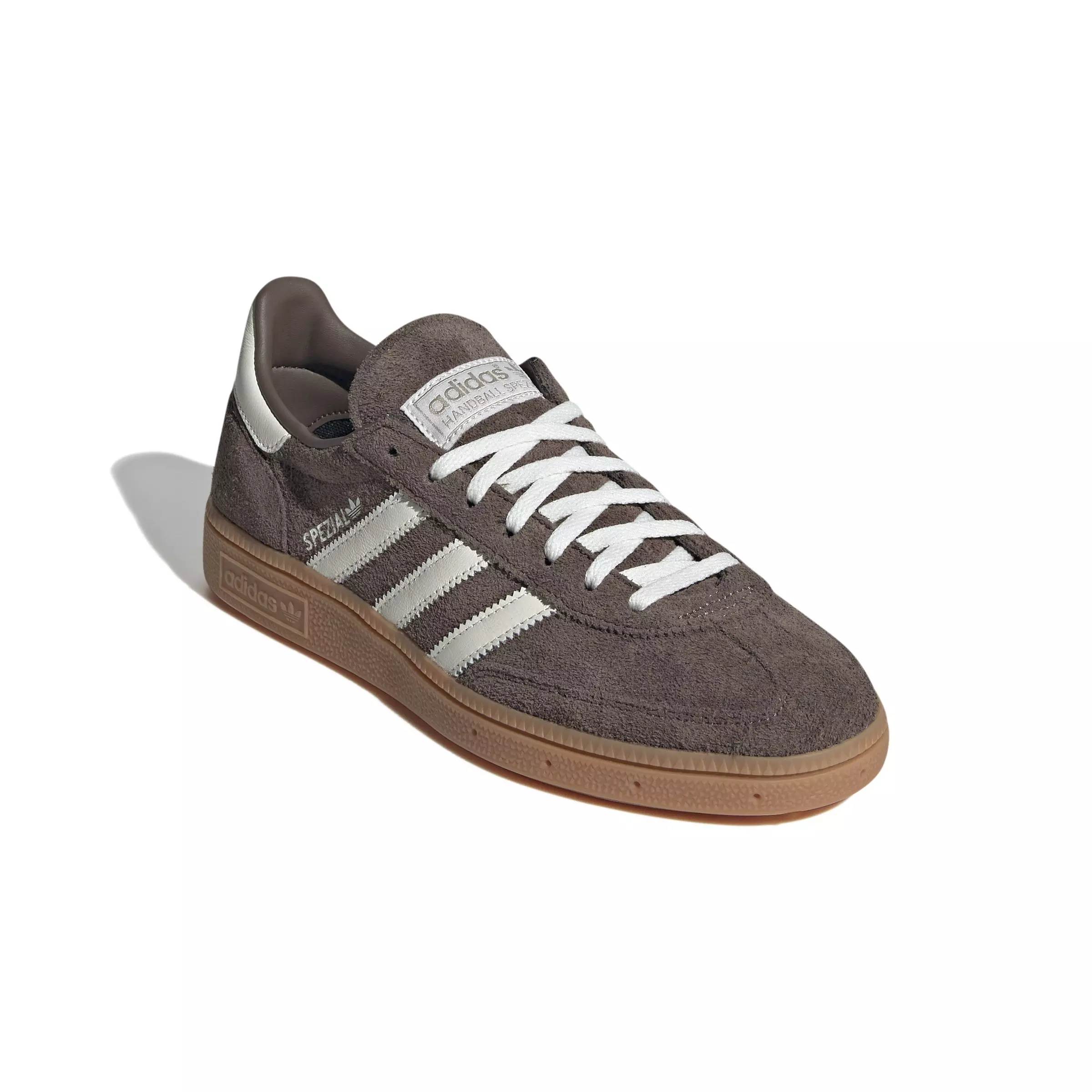 adidas Originals Handball Spezial "Earth Strata/Off White/Gum" Women's Shoe - BROWN/WHITE