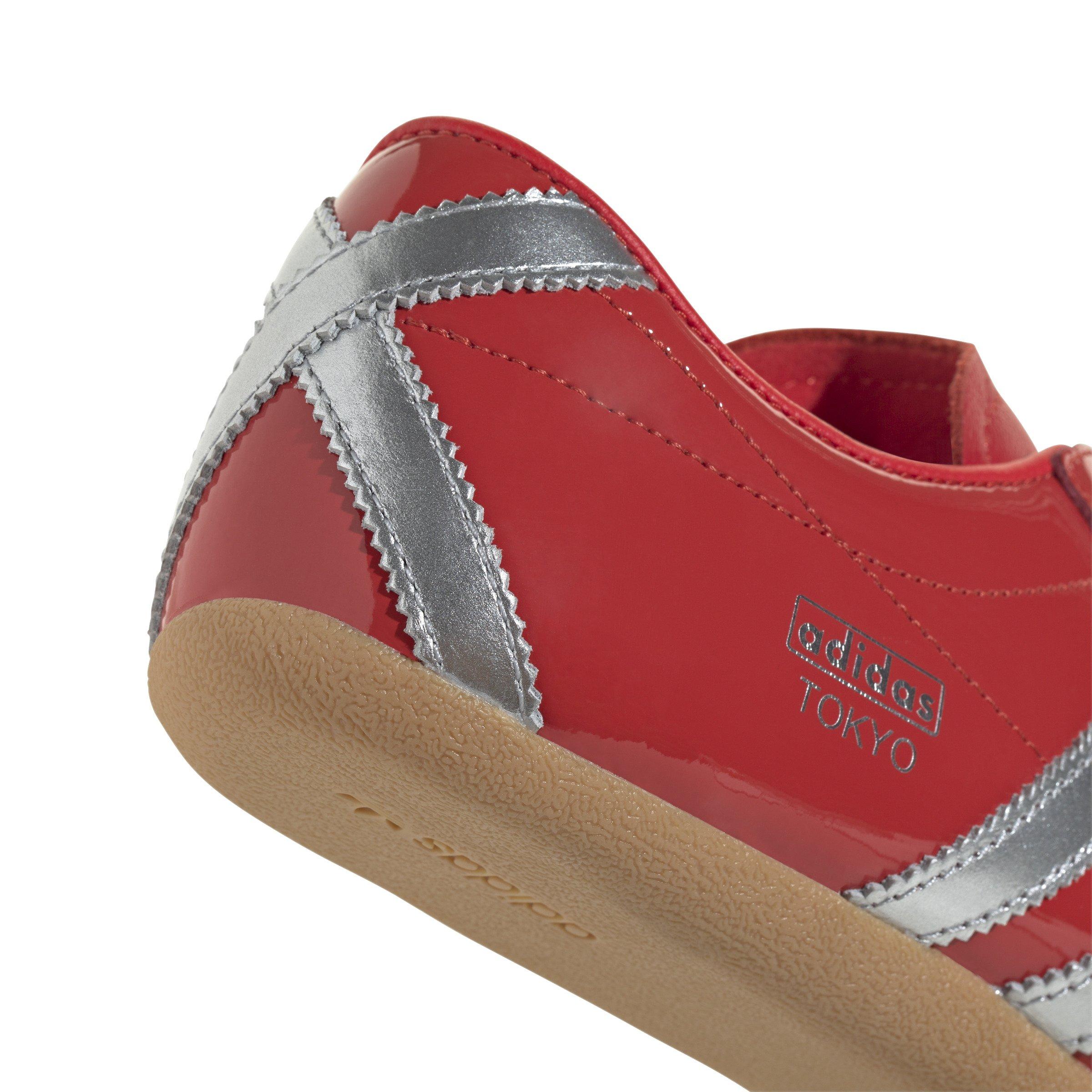 adidas Originals Tokyo "Red/Silver Metallic/Gum" Women's Shoe - RED/SILVER Thumbnail View 4
