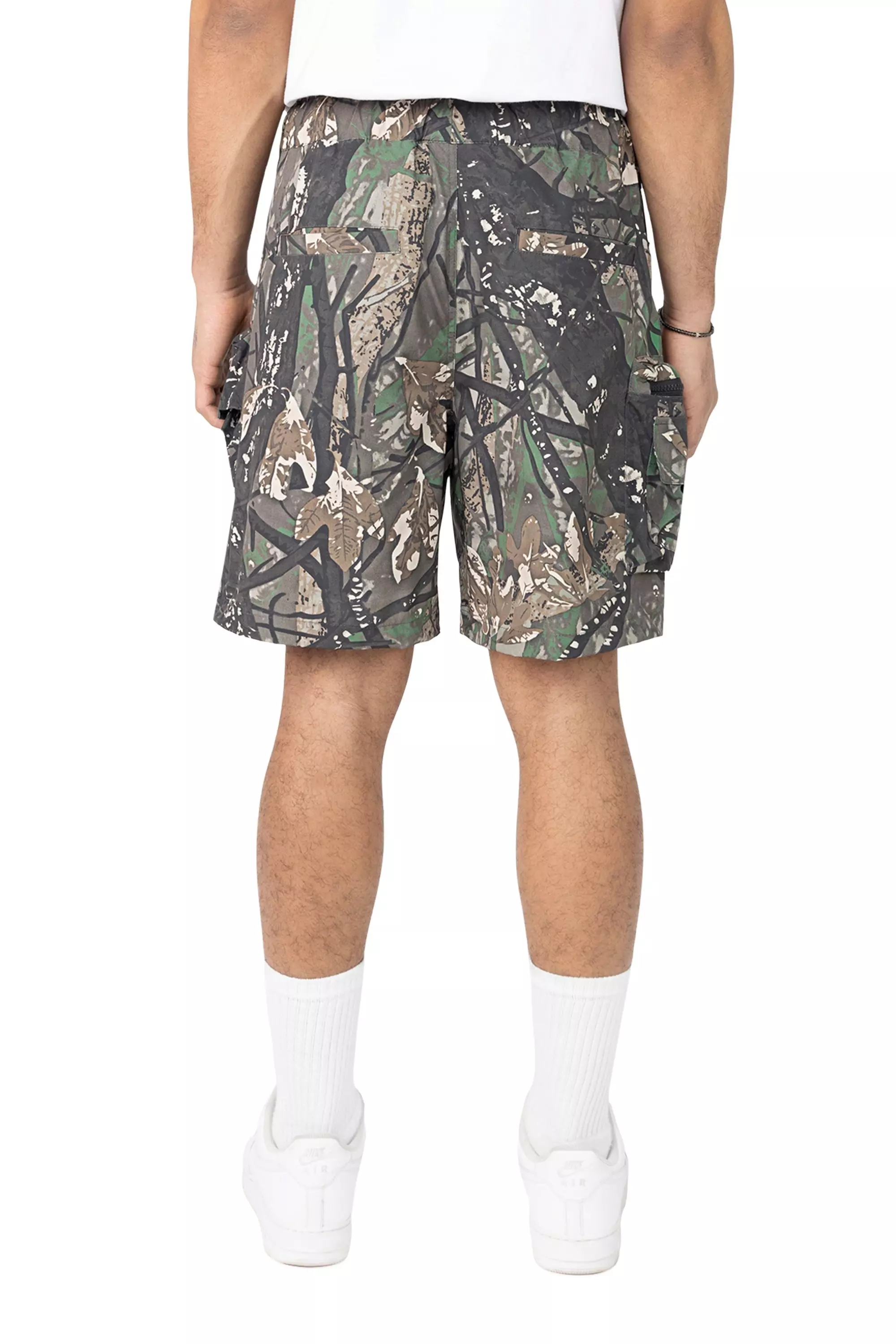 Smoke Rise Men's Utility Cargo Nylon Short - Tree Camo