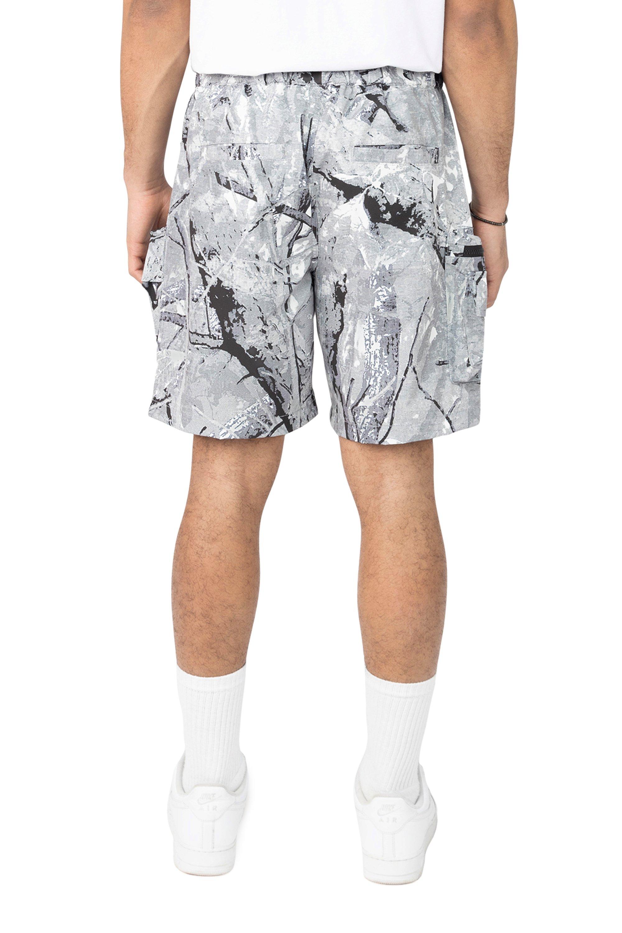 Smoke Rise Men's Utility Cargo Nylon Short - Slate Camo - CAMOUFLAGE Thumbnail View 2