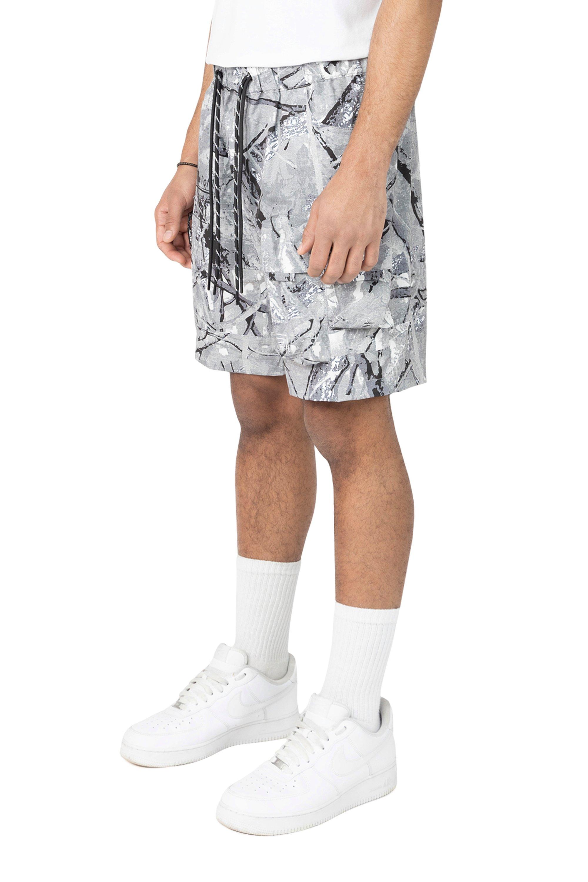 Smoke Rise Men's Utility Cargo Nylon Short - Slate Camo - CAMOUFLAGE Thumbnail View 3