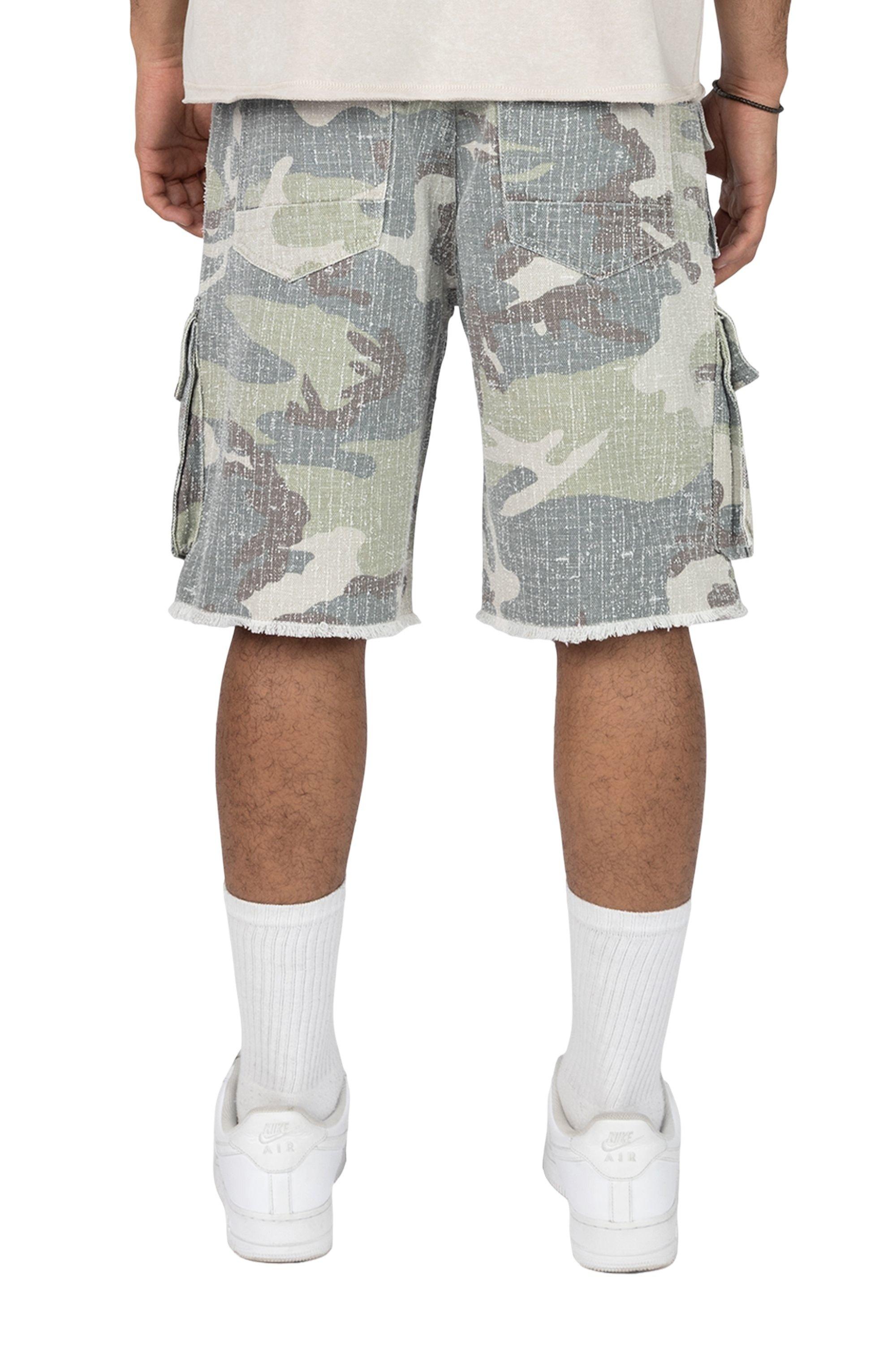 Smoke Rise Men's Comfort Twill Shorts - Earthstone Camo - CAMOUFLAGE Thumbnail View 4