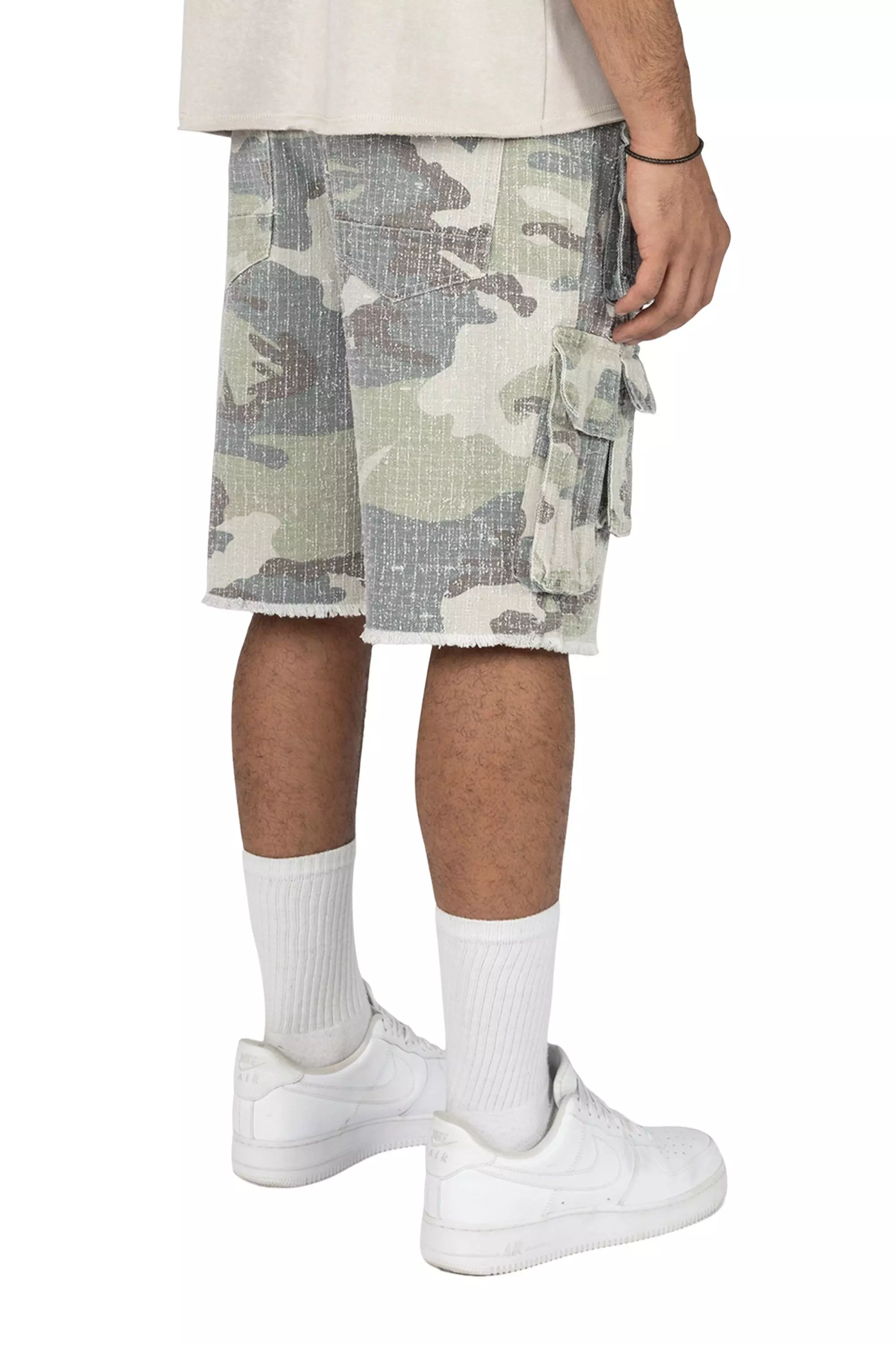 Smoke Rise Men's Comfort Twill Shorts - Earthstone Camo - CAMOUFLAGE