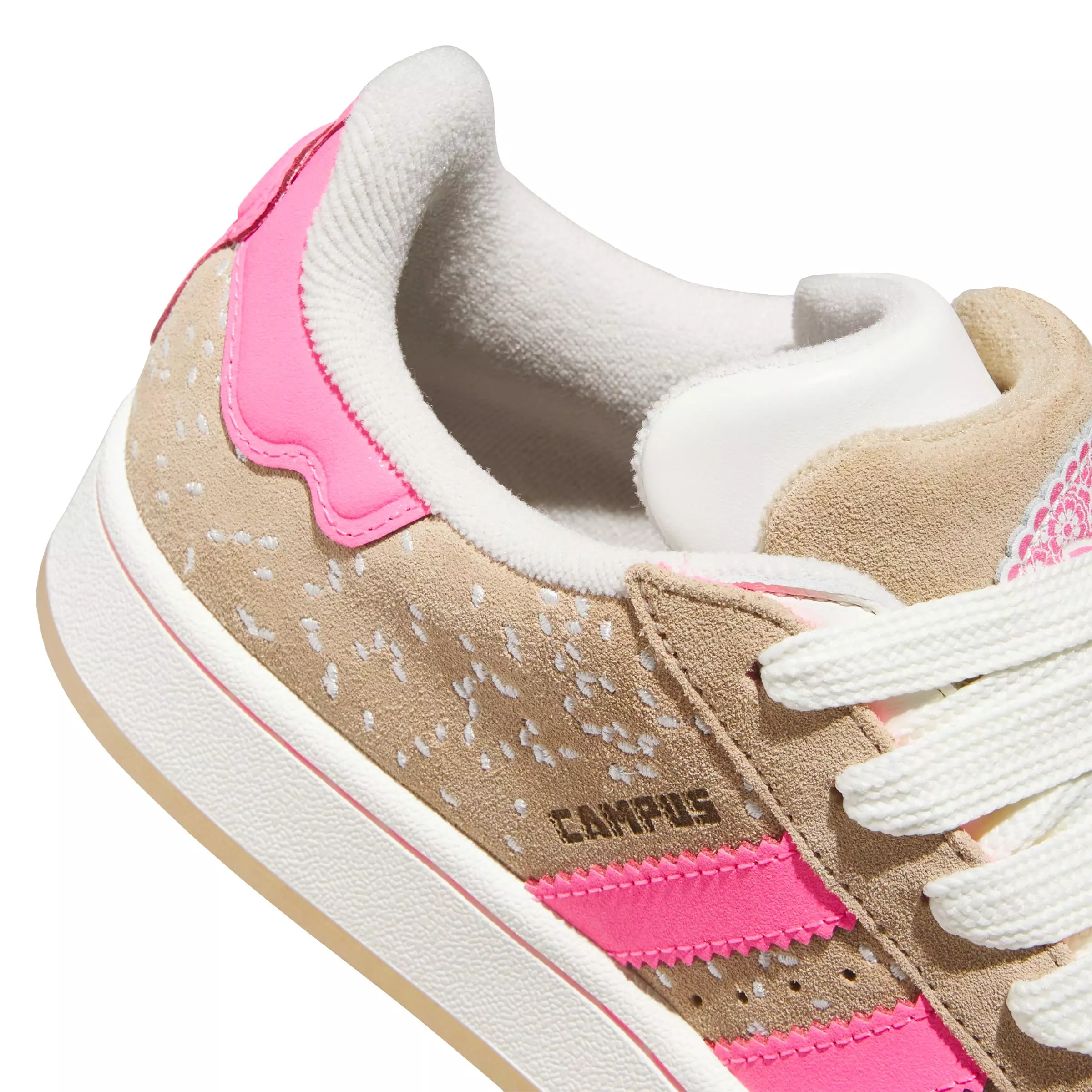 adidas Originals Campus 00s "Warm Sandstone/Lucid Pink/White" Women's Shoe - TAN