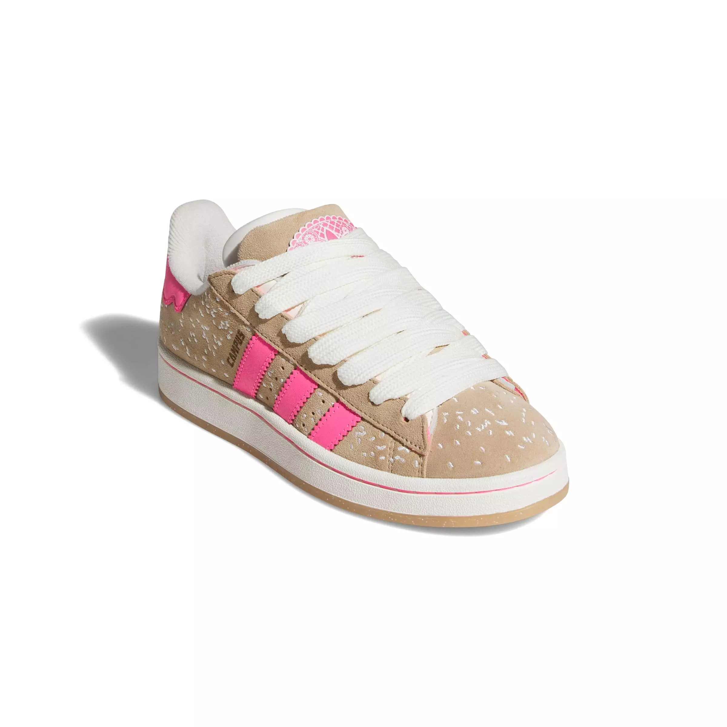adidas Originals Campus 00s "Warm Sandstone/Lucid Pink/White" Women's Shoe - TAN