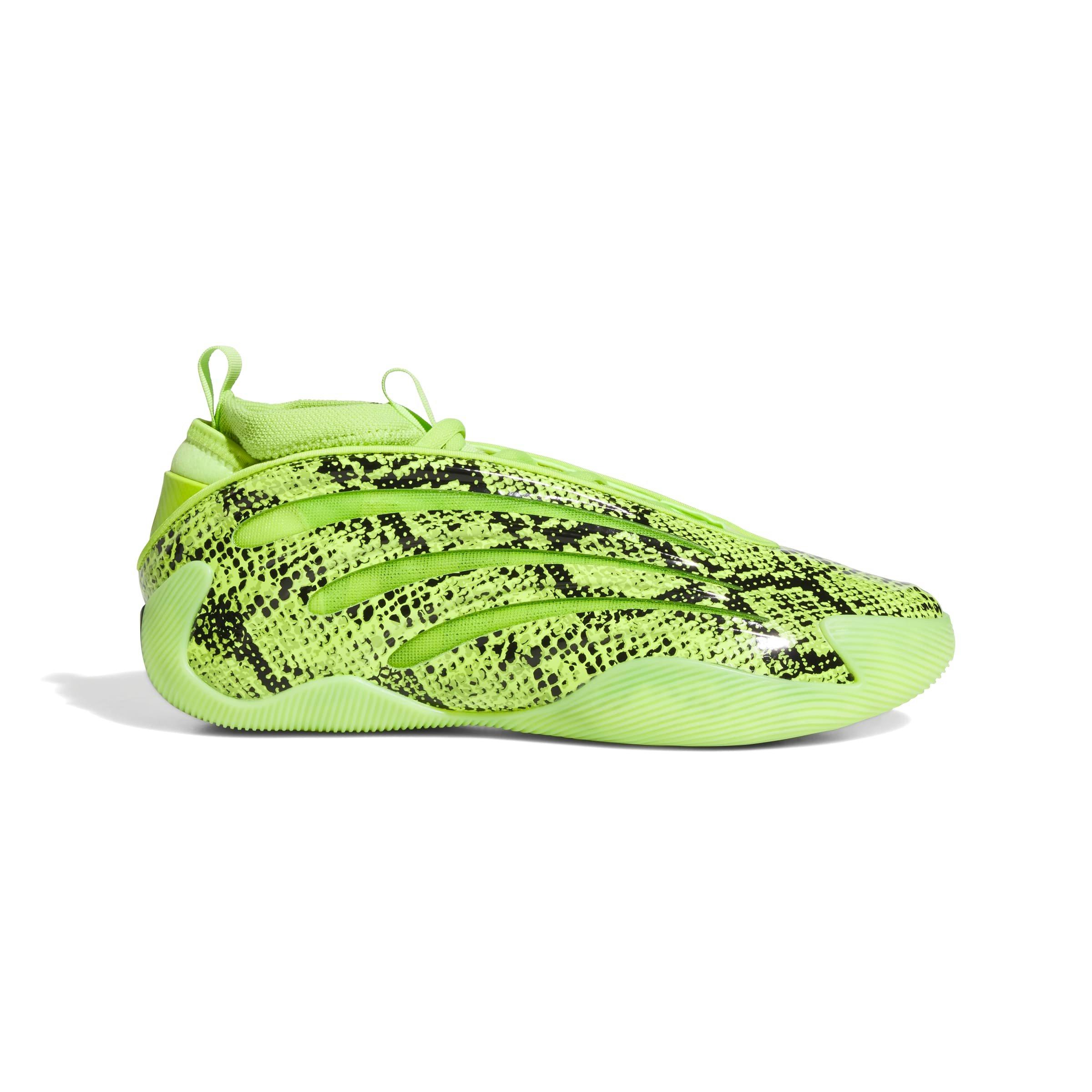 adidas Harden Volume 9 "Snakeskin" Men's Basketball Shoe - SOLAR SLIME/BLACK Thumbnail View 1