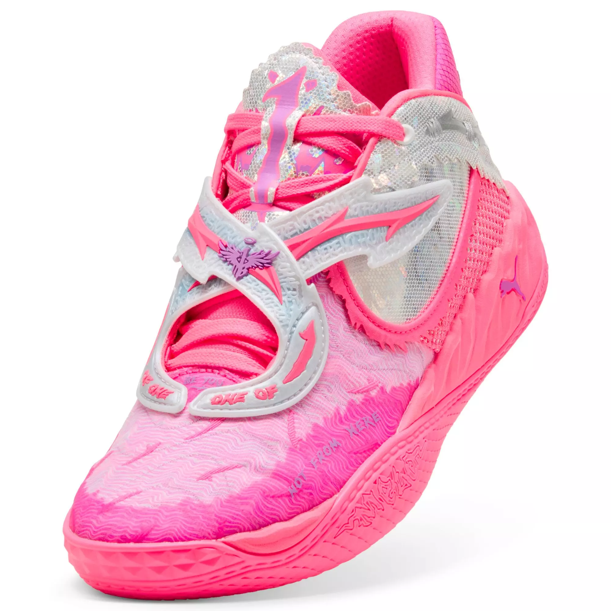 PUMA x Lamelo Ball MB.05 "World Tour" Men's Basketball Shoe - PINK