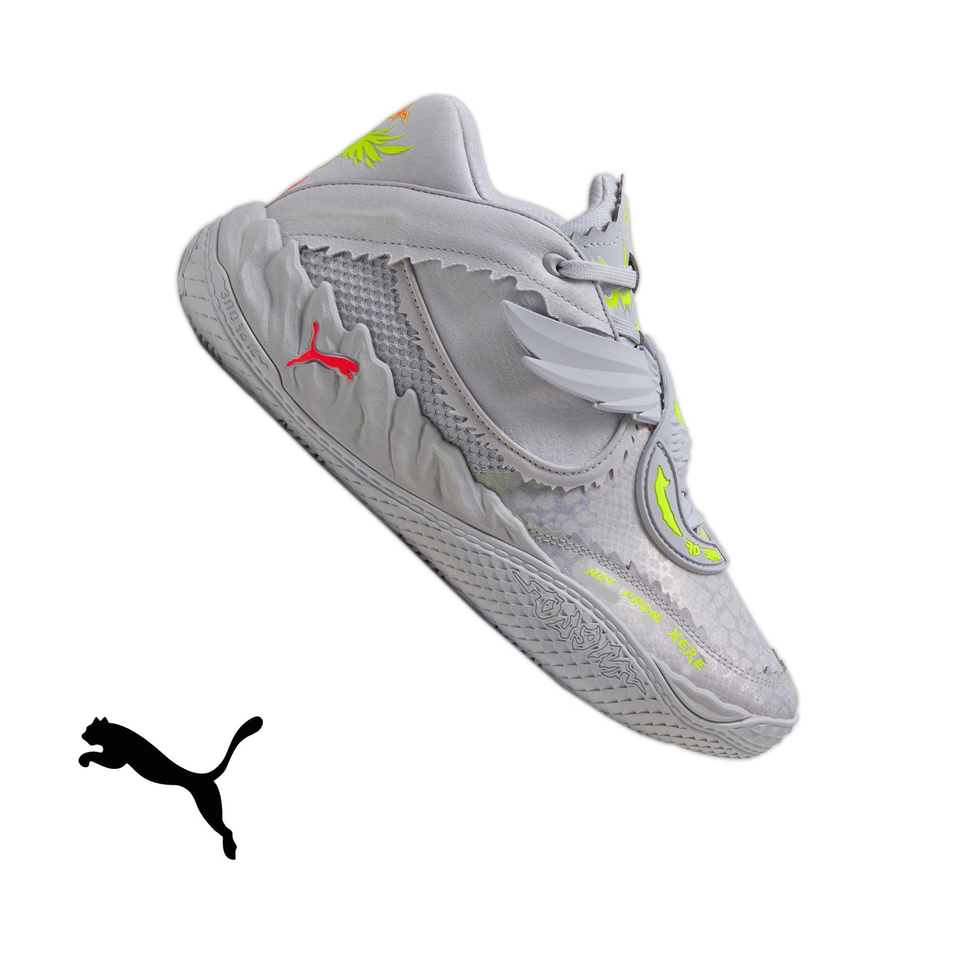 PUMA x LaMelo Ball MB.05 "Shine" Men's Basketball Shoe - BLACK/SILVER Thumbnail View 1