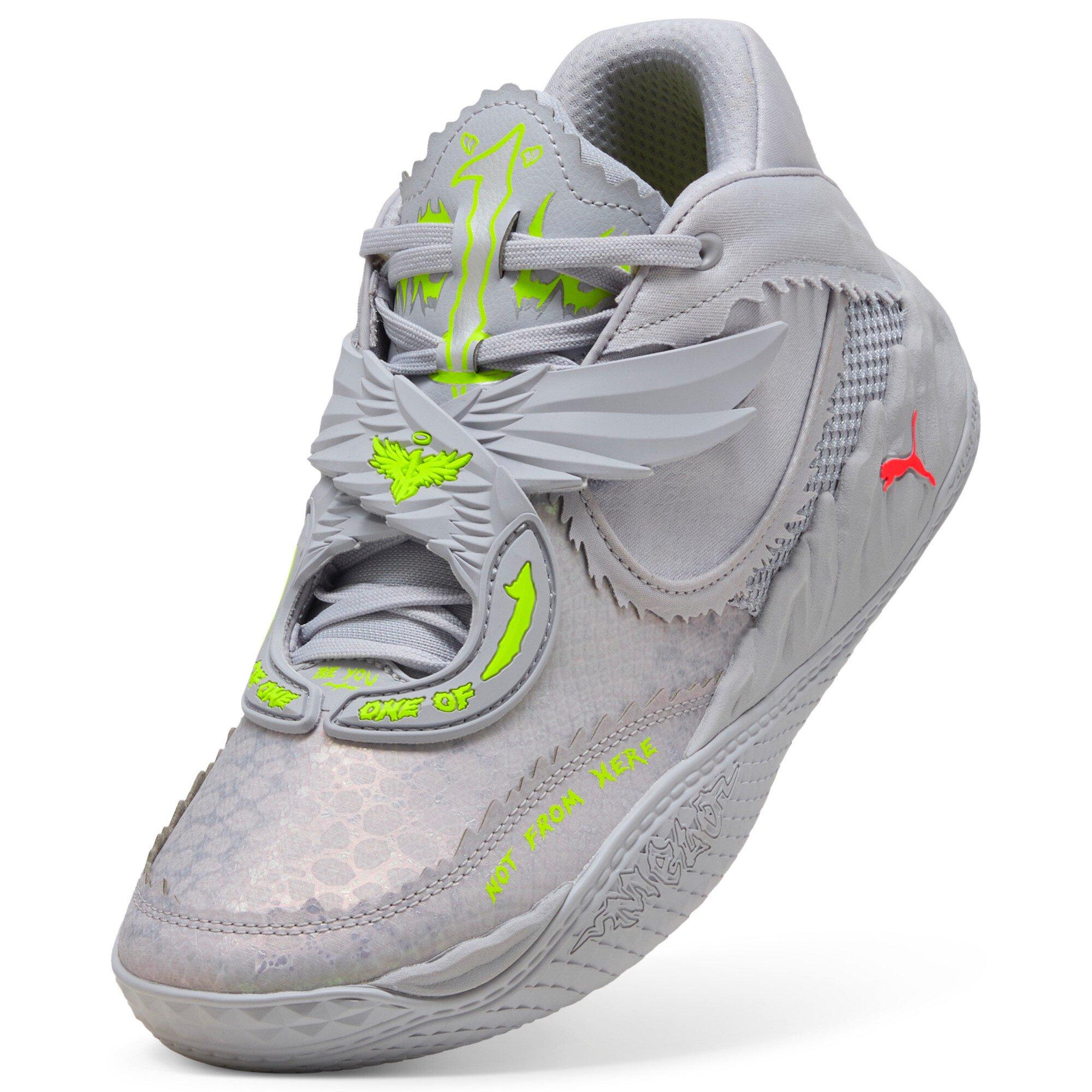 PUMA x LaMelo Ball MB.05 "Shine" Men's Basketball Shoe - BLACK/SILVER Thumbnail View 4