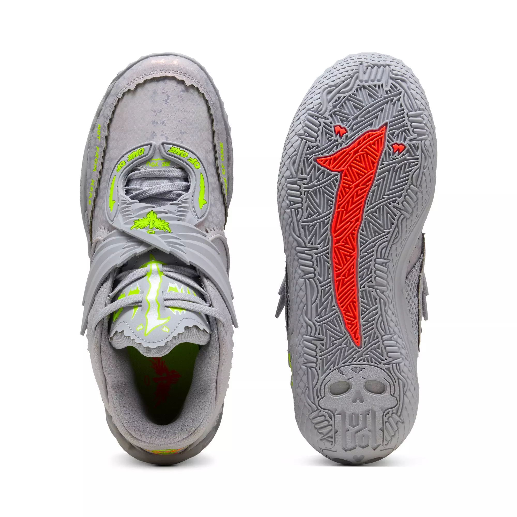 PUMA x LaMelo Ball MB.05 "Shine" Men's Basketball Shoe - BLACK/SILVER