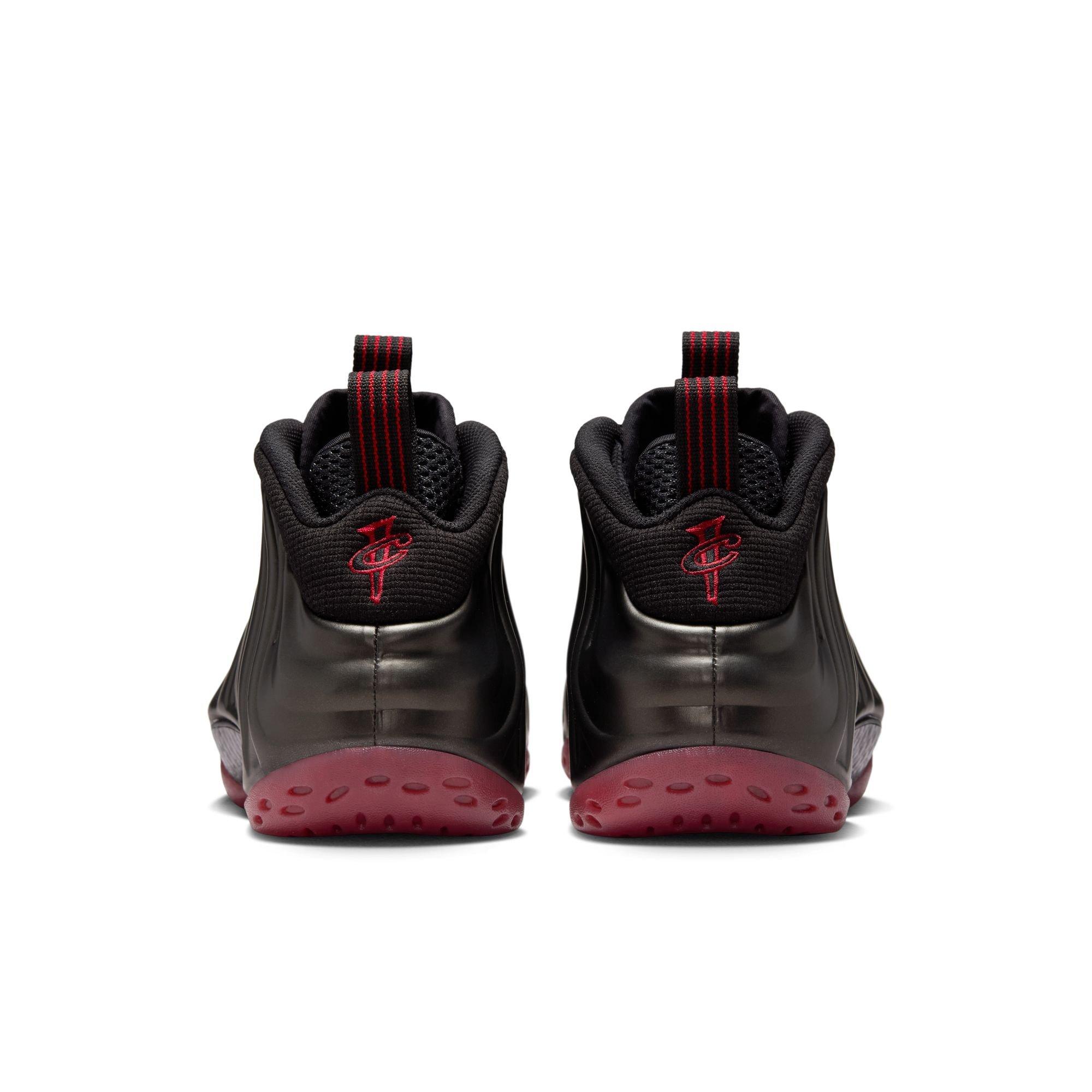 Nike Air Foamposite One "Cough Drop" Men's Shoe - BLACK/VARSITY RED Thumbnail View 8