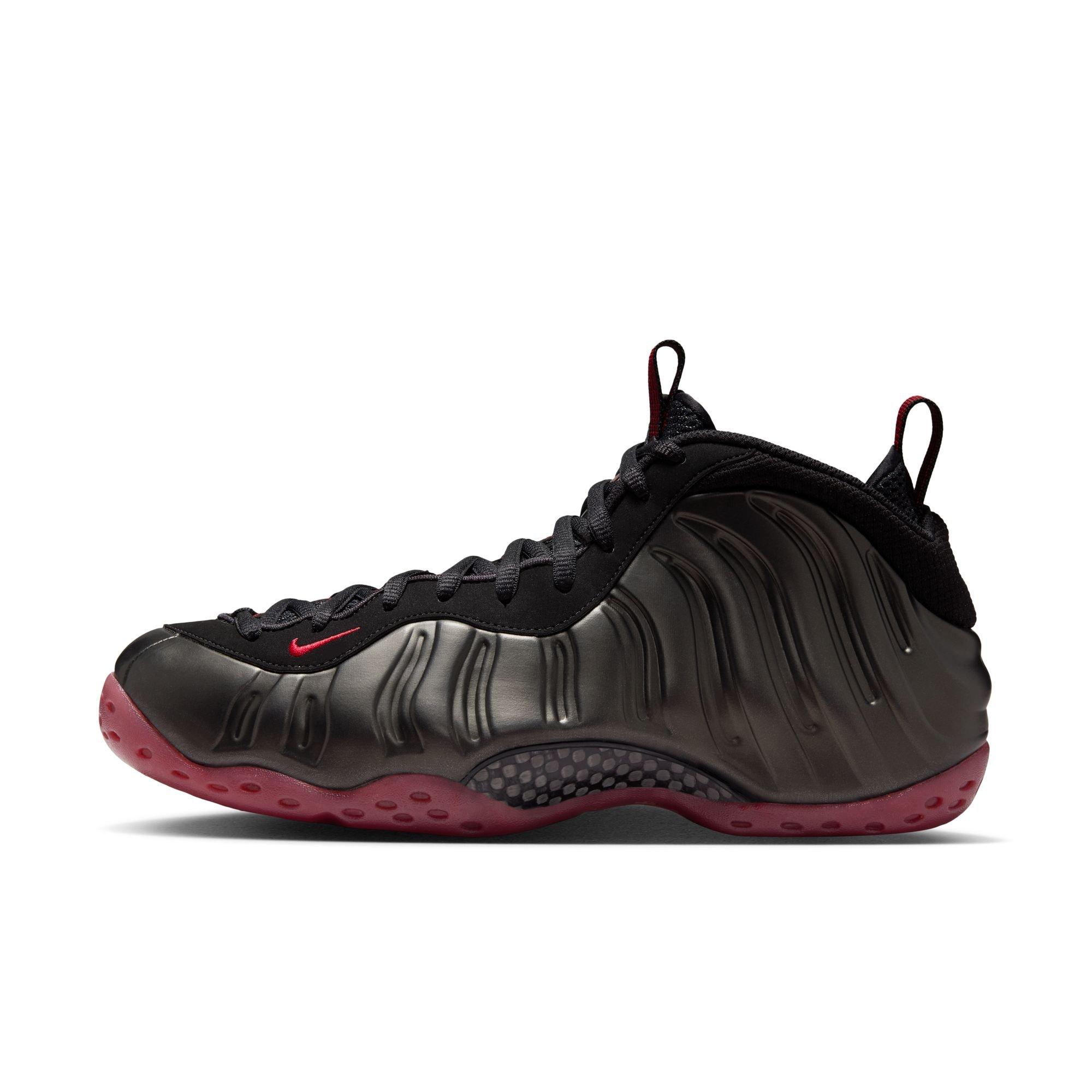 Nike Air Foamposite One "Cough Drop" Men's Shoe - BLACK/VARSITY RED Thumbnail View 6