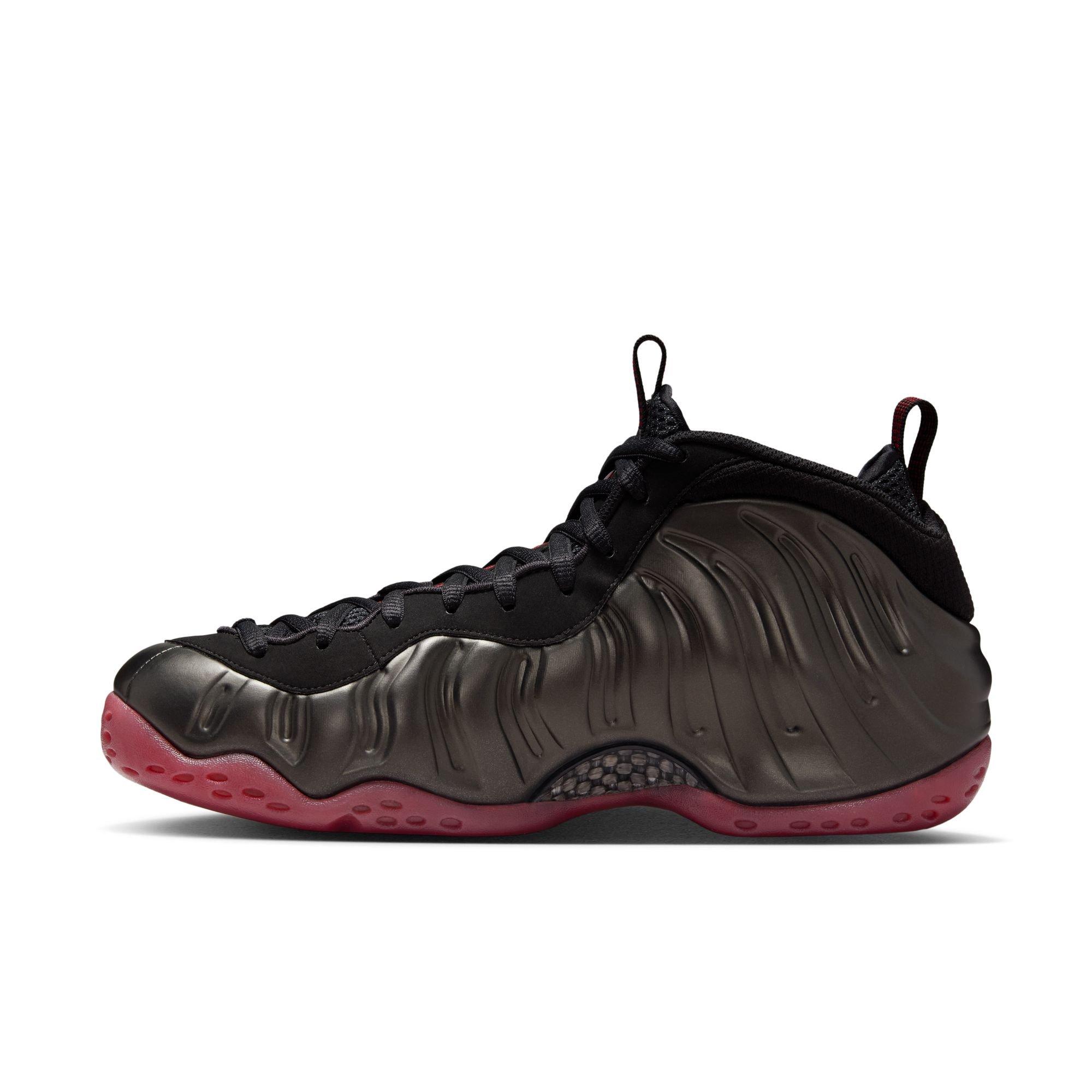 Nike Air Foamposite One "Cough Drop" Men's Shoe - BLACK/VARSITY RED Thumbnail View 7