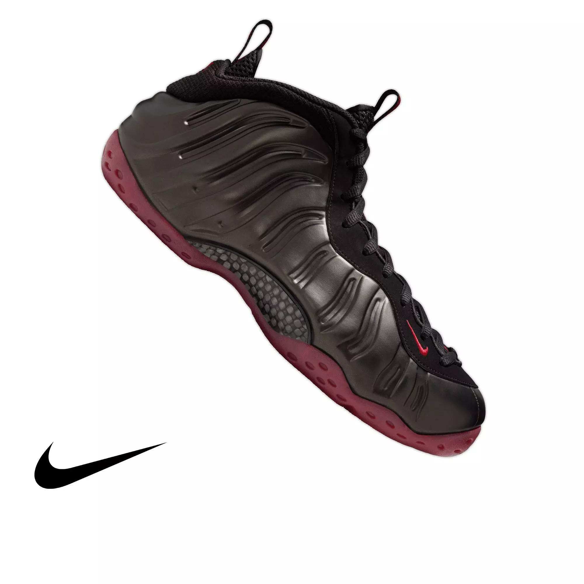 Nike Air Foamposite One "Cough Drop" Men's Shoe - BLACK/VARSITY RED
