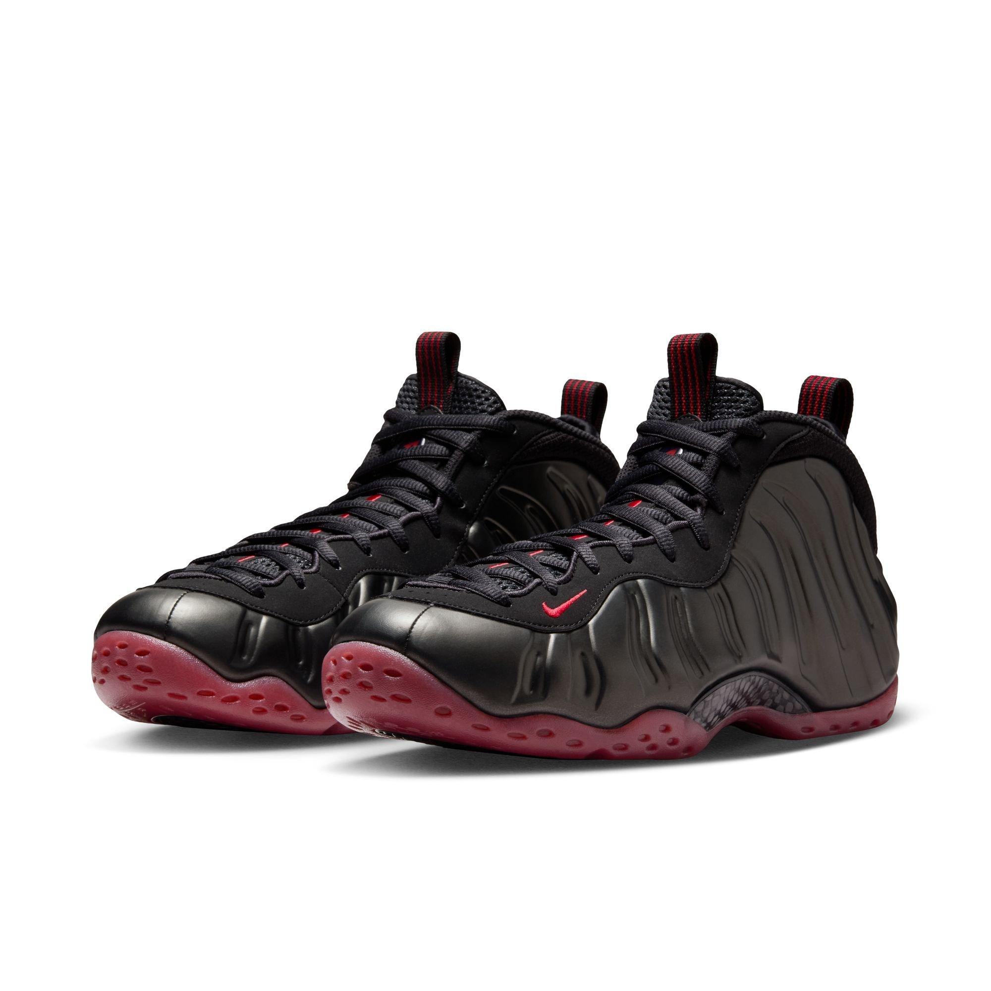 Nike Air Foamposite One "Cough Drop" Men's Shoe - BLACK/VARSITY RED Thumbnail View 3