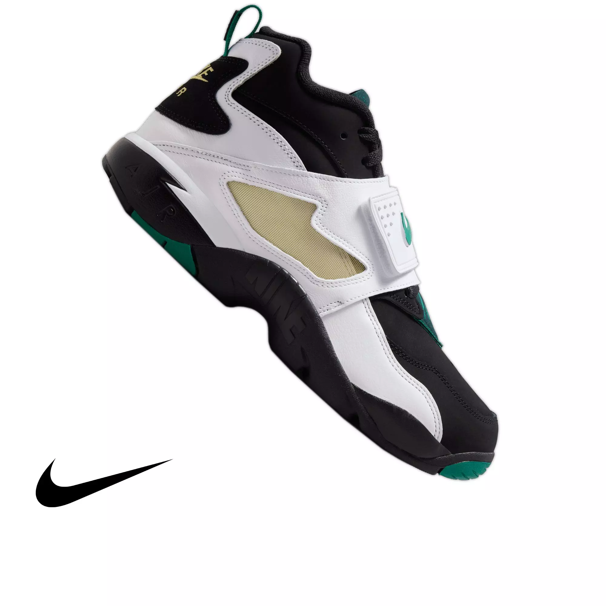 Nike Air Diamond Turf '93 "Emerald" Men's Shoe - BLACK/MYSTIC GREEN/WHITE