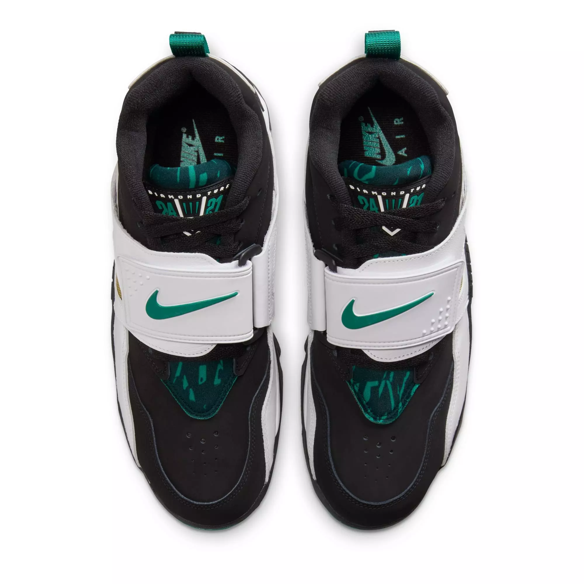 Nike Air Diamond Turf '93 "Emerald" Men's Shoe - BLACK/MYSTIC GREEN/WHITE