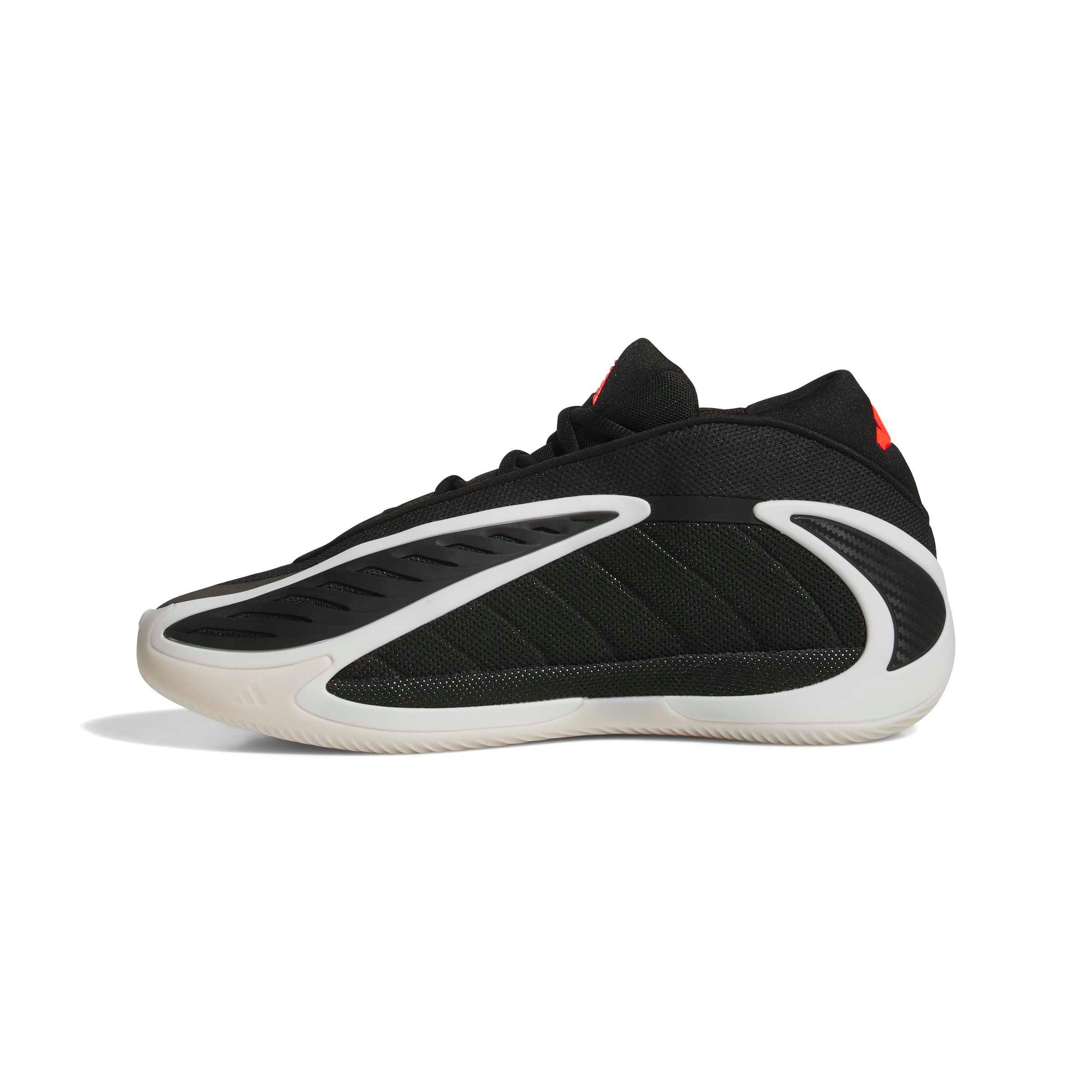 adidas Anthony Edwards 2 "Zero Metallic" Men's Basketball Shoe - BLACK/ZERO METALLIC/LUCID RED Thumbnail View 7