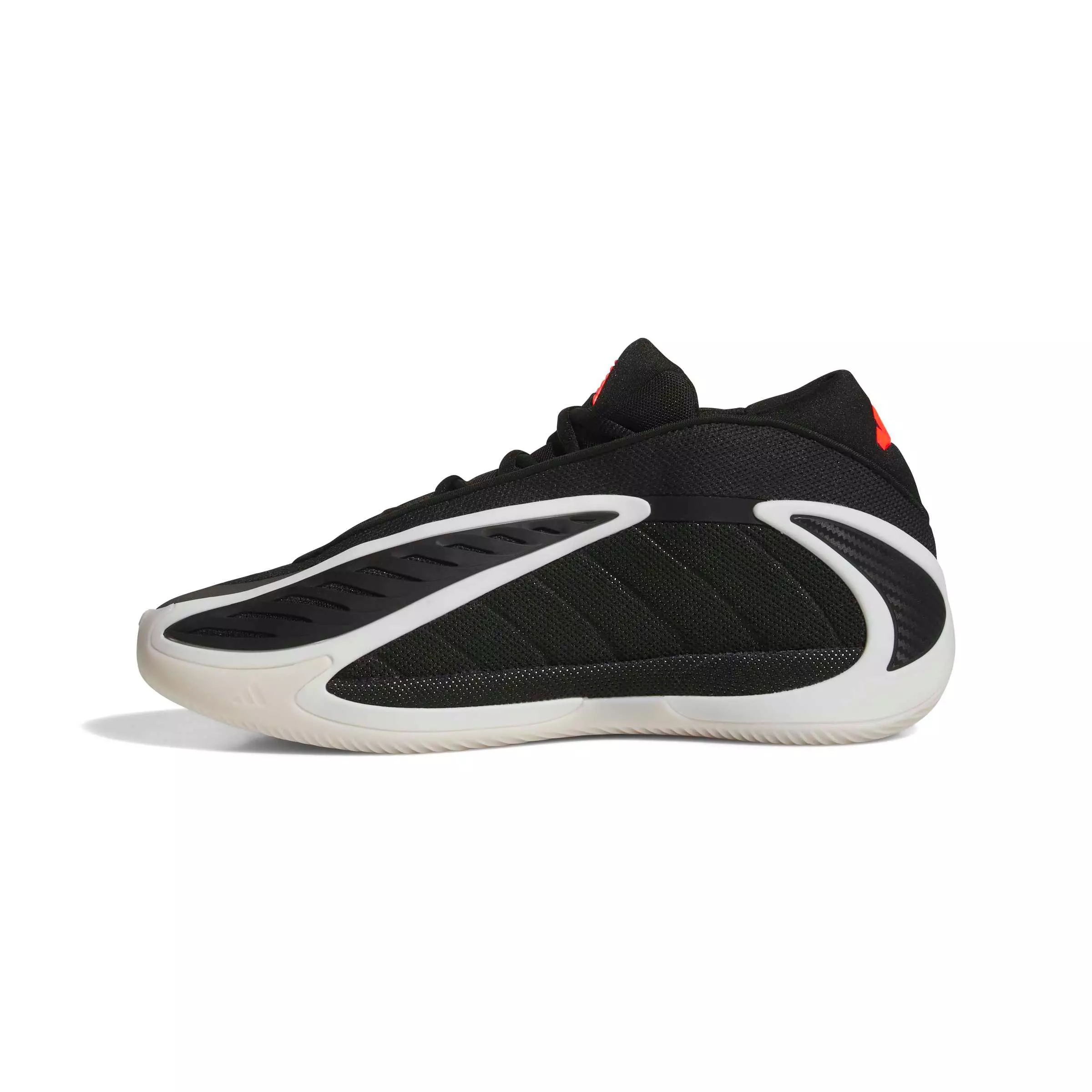 adidas Anthony Edwards 2 "Zero Metallic" Men's Basketball Shoe - BLACK/ZERO METALLIC/LUCID RED