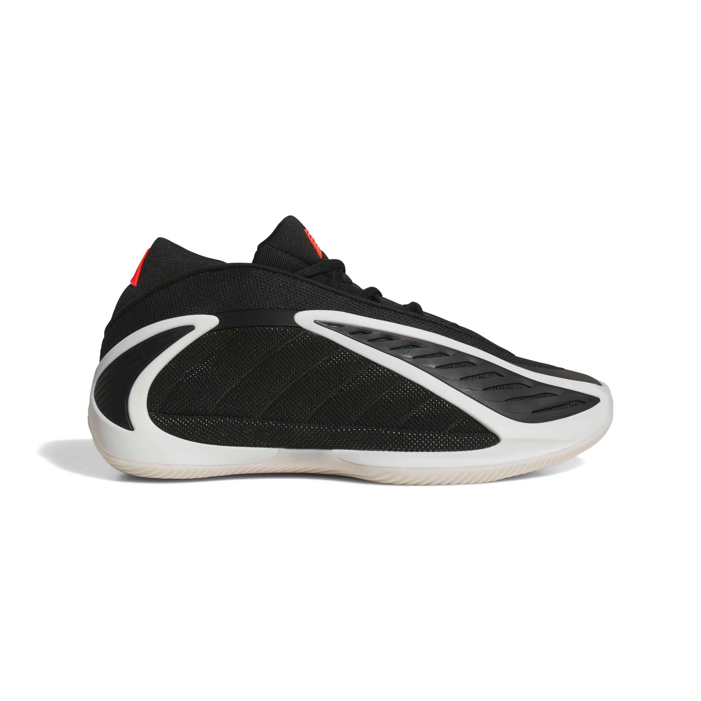 adidas Anthony Edwards 2 "Zero Metallic" Men's Basketball Shoe - BLACK/ZERO METALLIC/LUCID RED Thumbnail View 2
