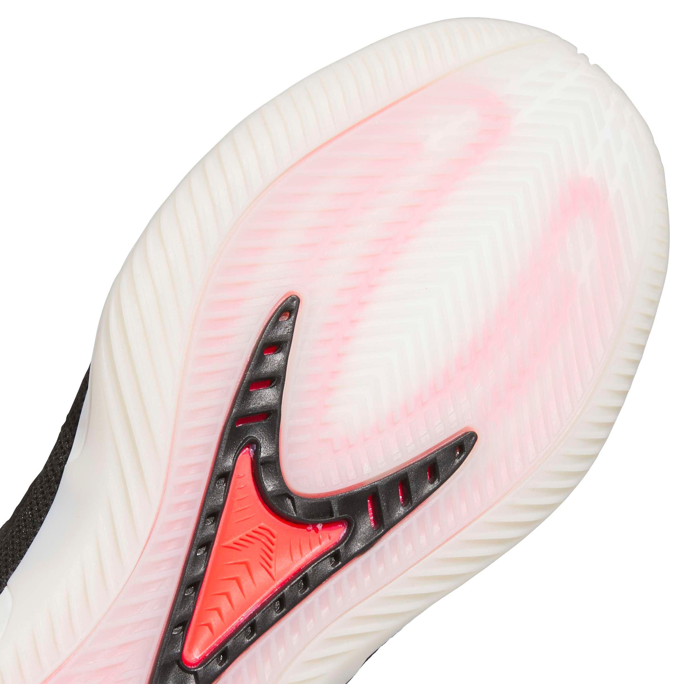 adidas Anthony Edwards 2 "Zero Metallic" Men's Basketball Shoe - BLACK/ZERO METALLIC/LUCID RED Thumbnail View 5