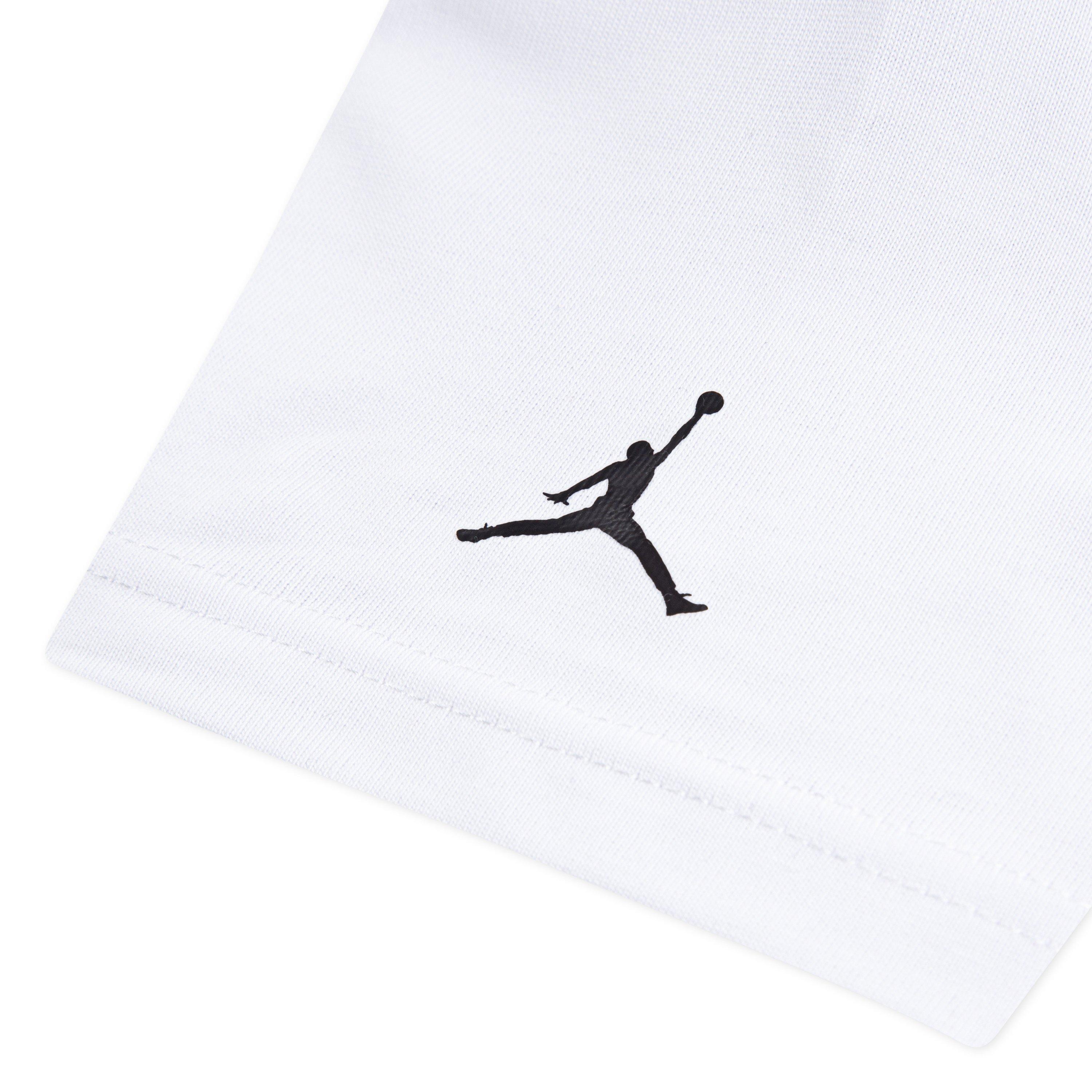Jordan MJ Jamming Big Boys' Graphic Cotton Tee - White