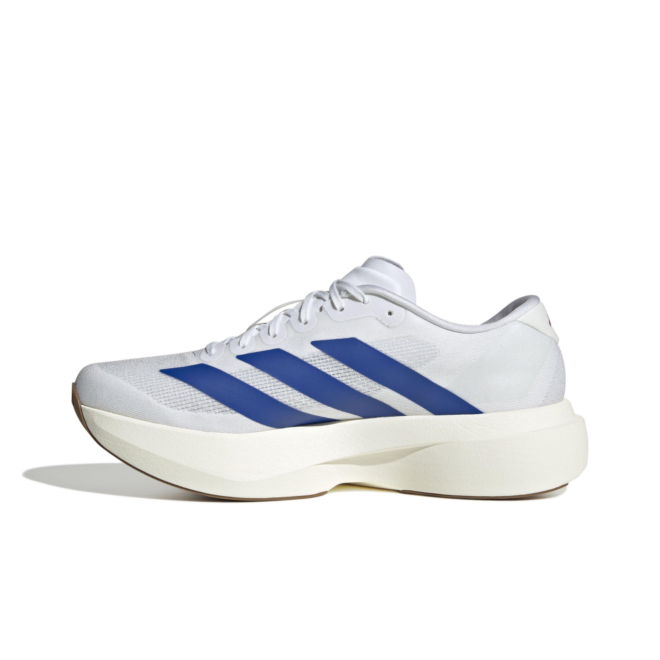 adidas Adizero Evo SL "Ftwr White/Team Royal Blue/Pure Ruby" Men's Running Shoe - WHITE/BLUE Thumbnail View 2